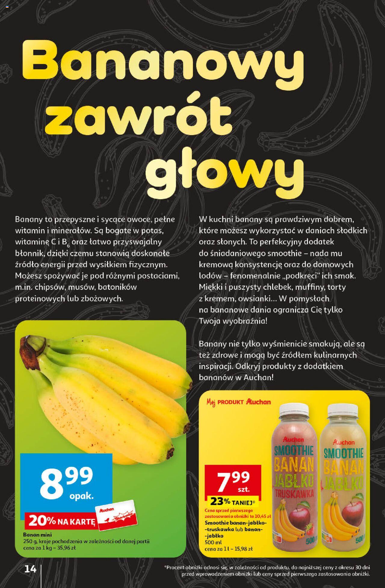Auchan Koszyk Oszczędności Auchan Hipermarket  Gazetka ważna od 16.05.2024 do 22.05.2024 strona 14