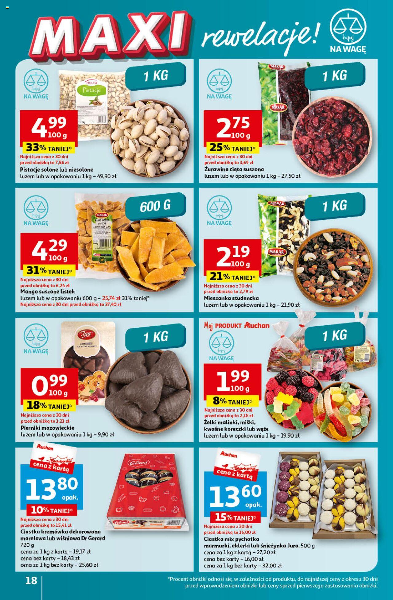 Auchan Koszyk Oszczędności Auchan Hipermarket  Gazetka ważna od 16.05.2024 do 22.05.2024 strona 18