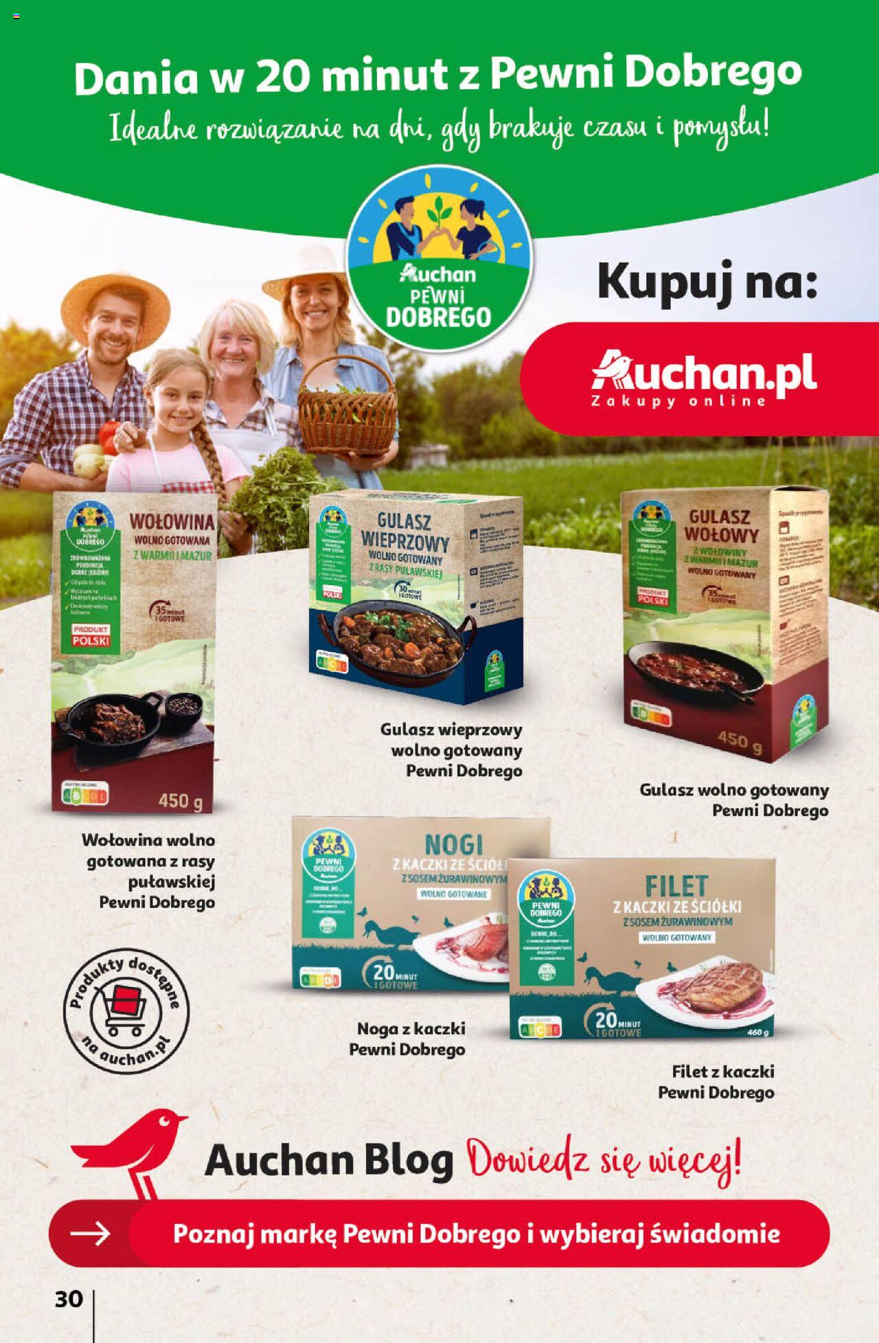 Auchan Koszyk Oszczędności Auchan Hipermarket  Gazetka ważna od 16.05.2024 do 22.05.2024 strona 30