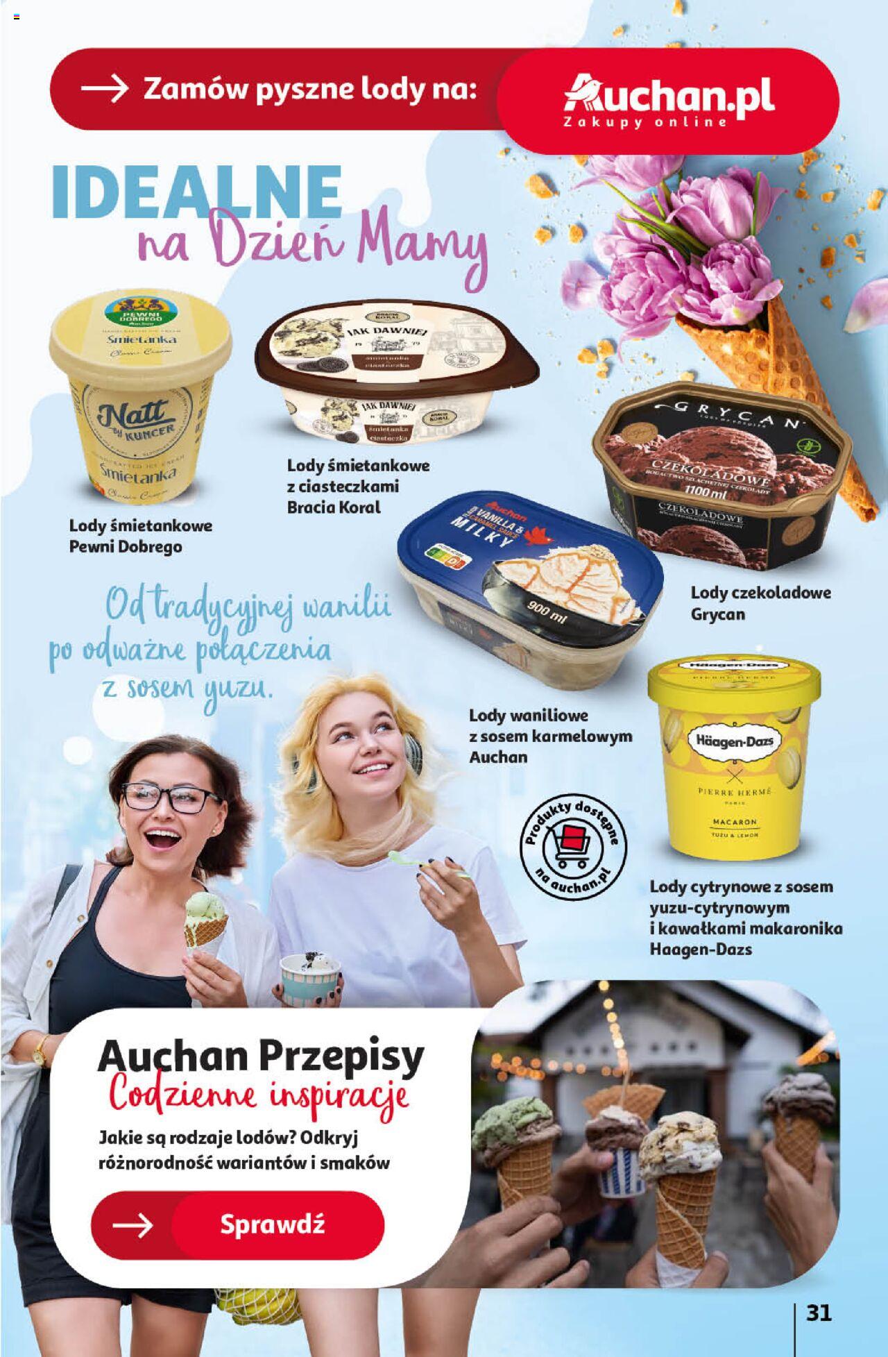Auchan Koszyk Oszczędności Auchan Hipermarket  Gazetka ważna od 16.05.2024 do 22.05.2024 strona 31