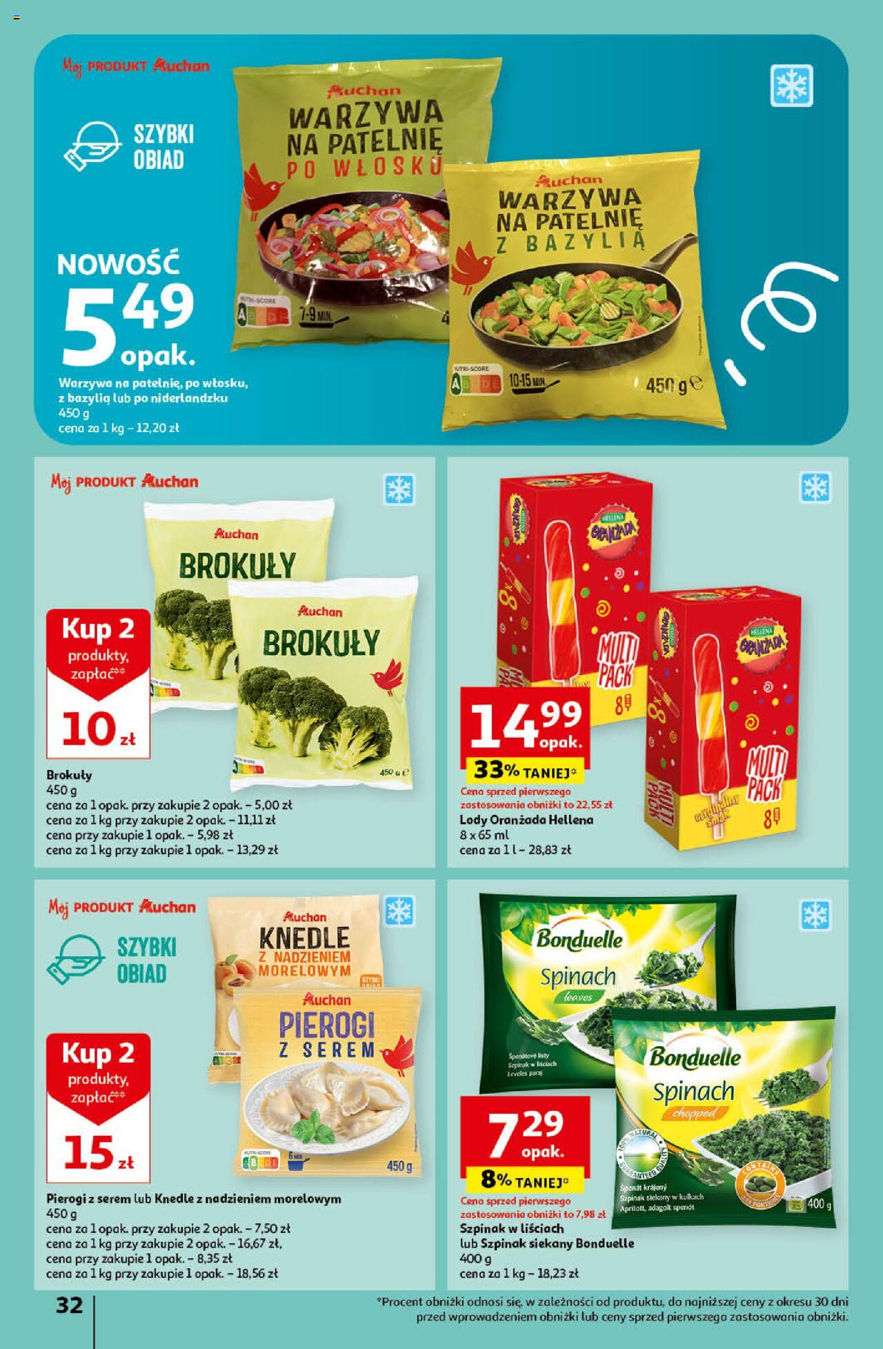 Auchan Koszyk Oszczędności Auchan Hipermarket  Gazetka ważna od 16.05.2024 do 22.05.2024 strona 32