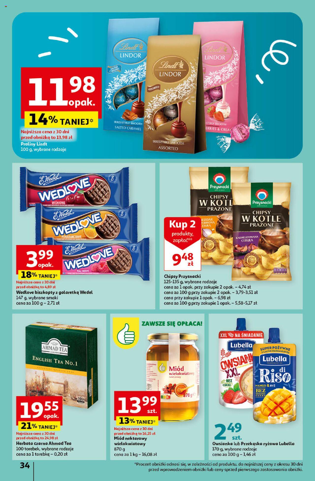 Auchan Koszyk Oszczędności Auchan Hipermarket  Gazetka ważna od 16.05.2024 do 22.05.2024 strona 34
