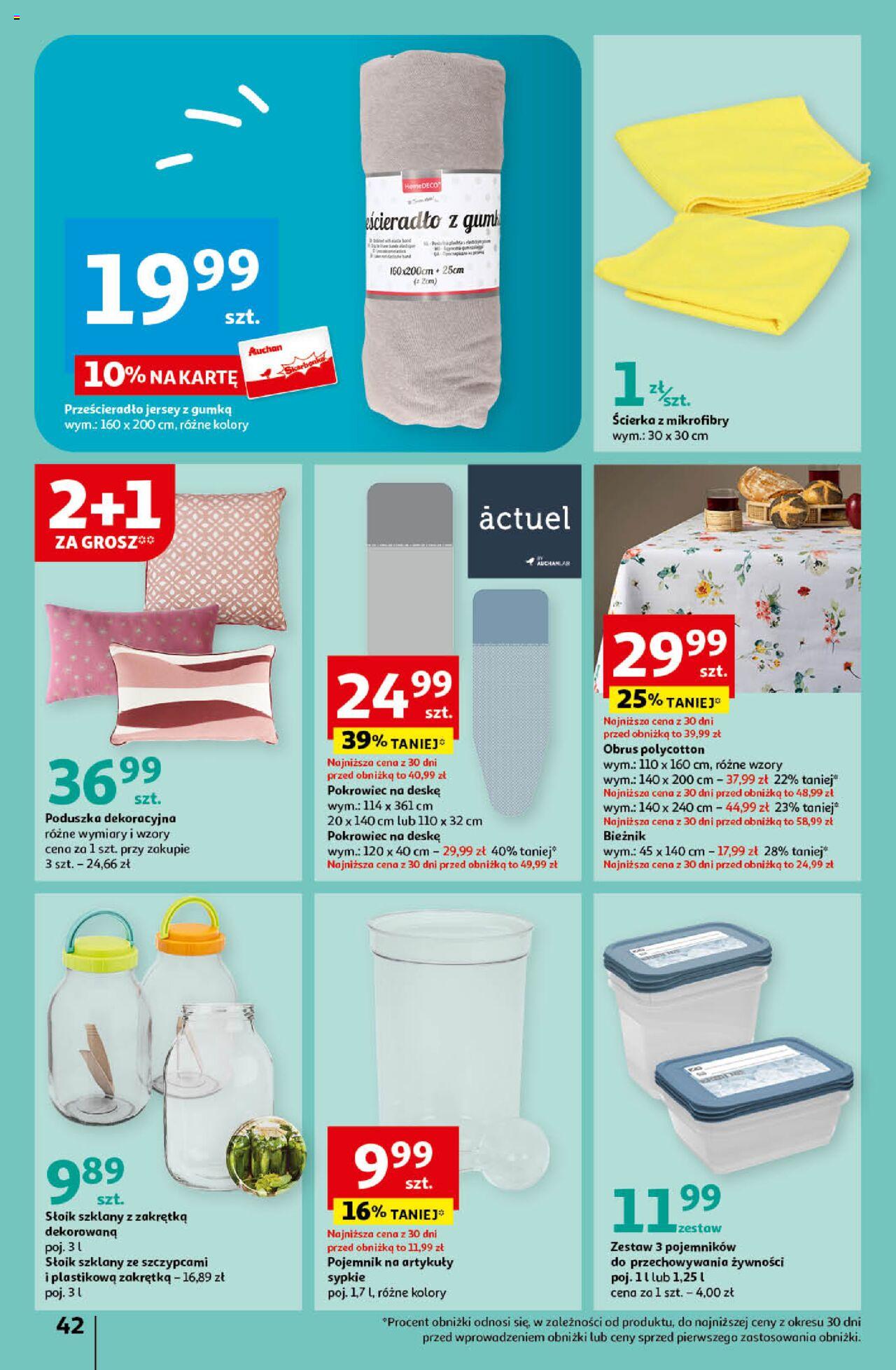 Auchan Koszyk Oszczędności Auchan Hipermarket  Gazetka ważna od 16.05.2024 do 22.05.2024 strona 42