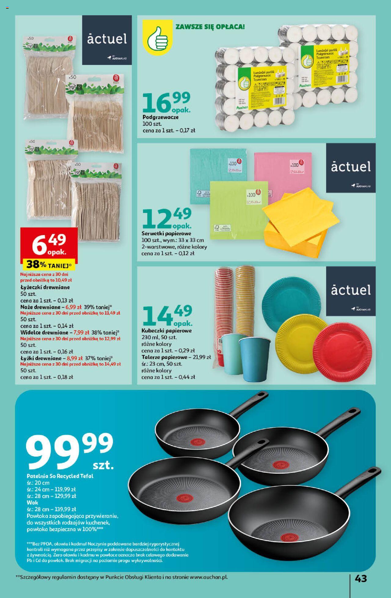 Auchan Koszyk Oszczędności Auchan Hipermarket  Gazetka ważna od 16.05.2024 do 22.05.2024 strona 43