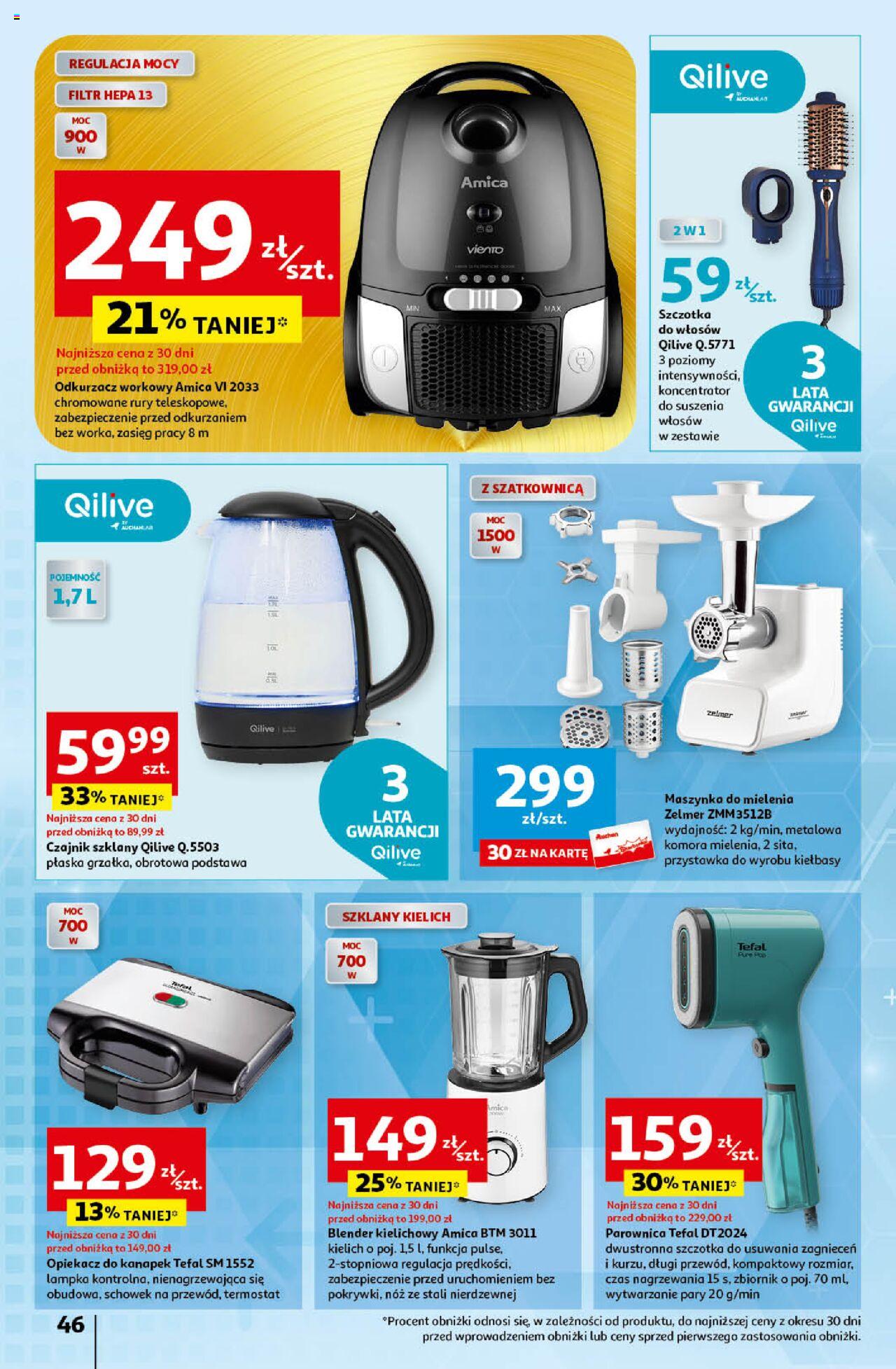 Auchan Koszyk Oszczędności Auchan Hipermarket  Gazetka ważna od 16.05.2024 do 22.05.2024 strona 46