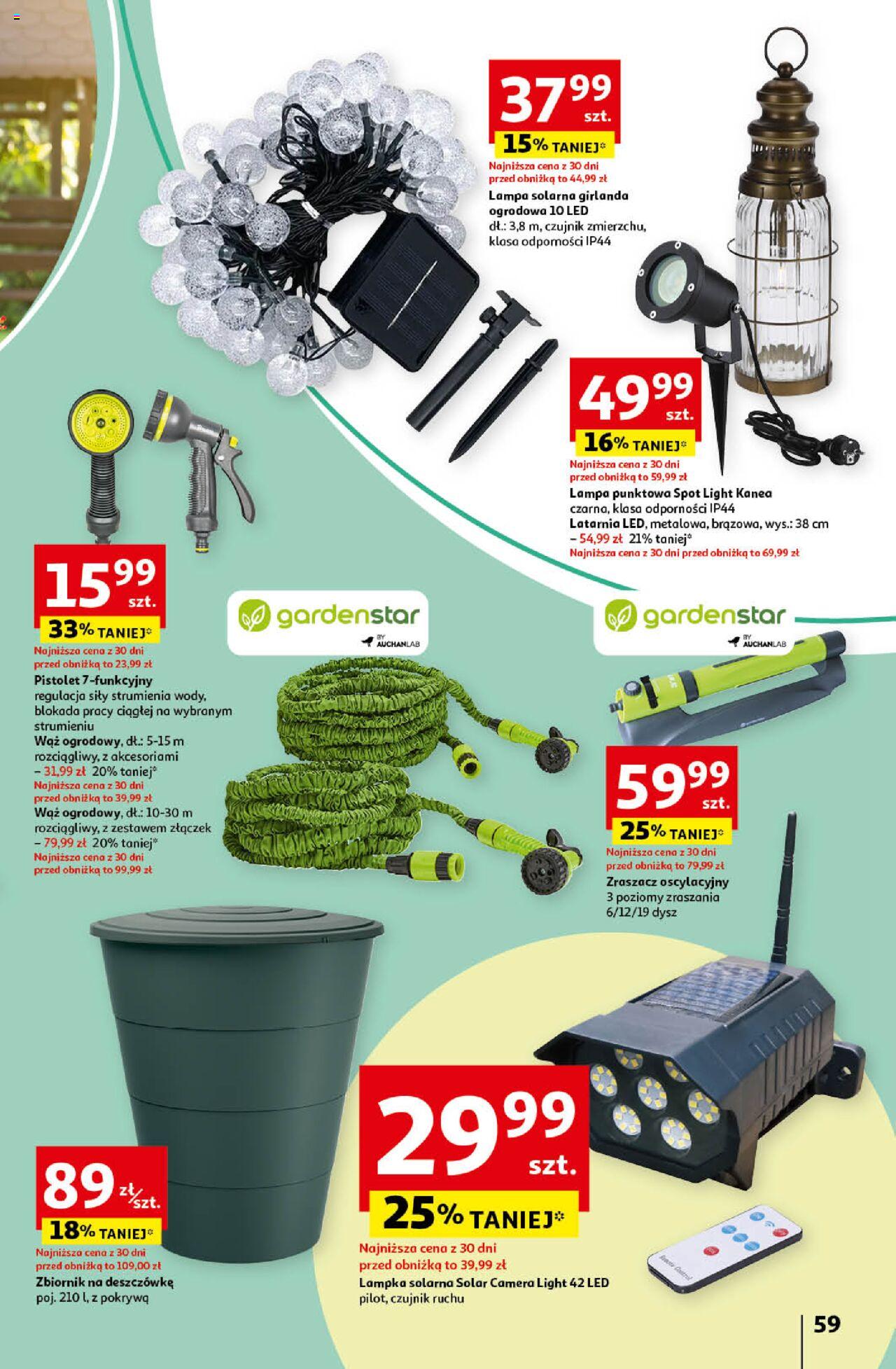 Auchan Koszyk Oszczędności Auchan Hipermarket  Gazetka ważna od 16.05.2024 do 22.05.2024 strona 59