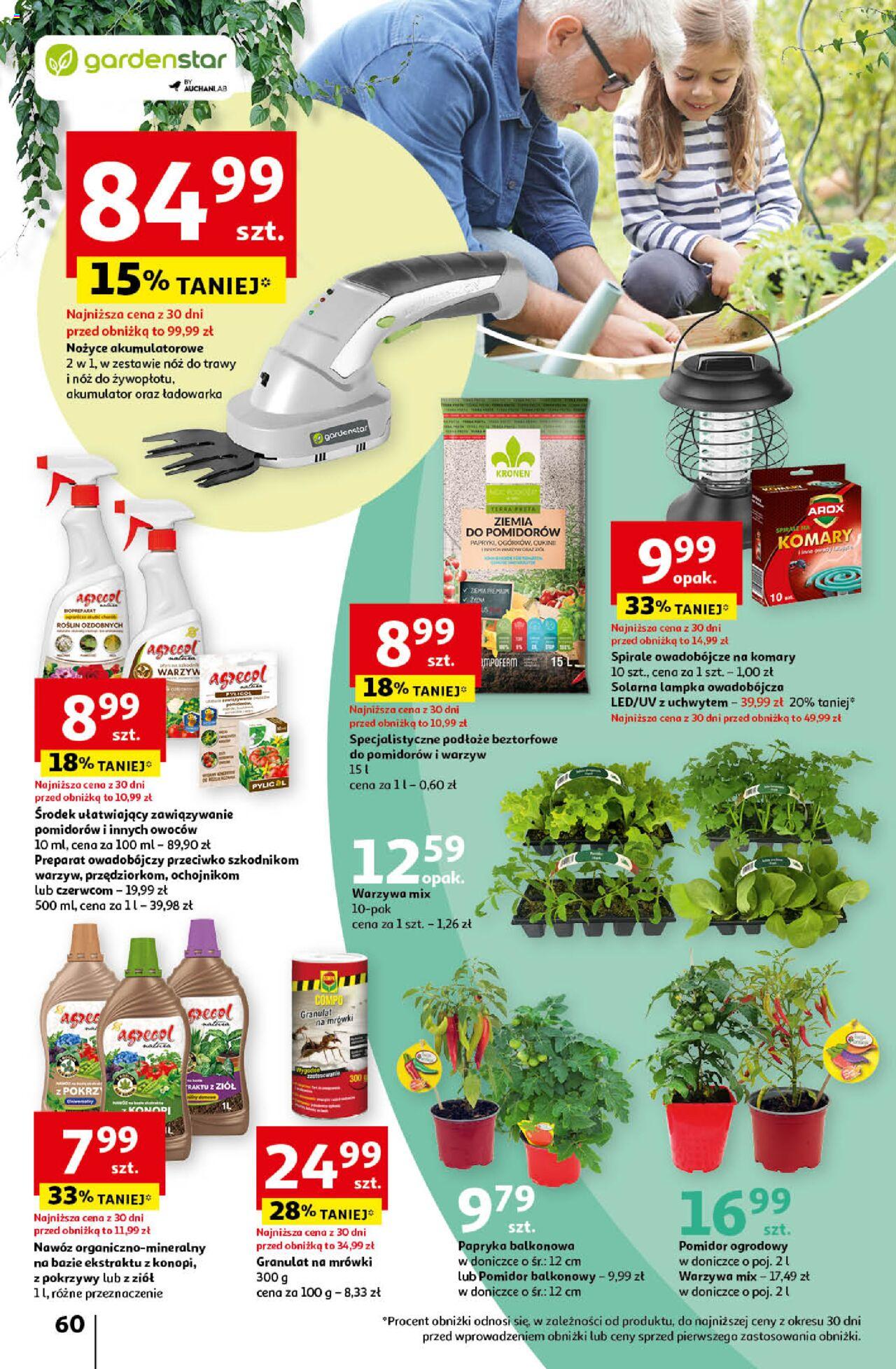 Auchan Koszyk Oszczędności Auchan Hipermarket  Gazetka ważna od 16.05.2024 do 22.05.2024 strona 60