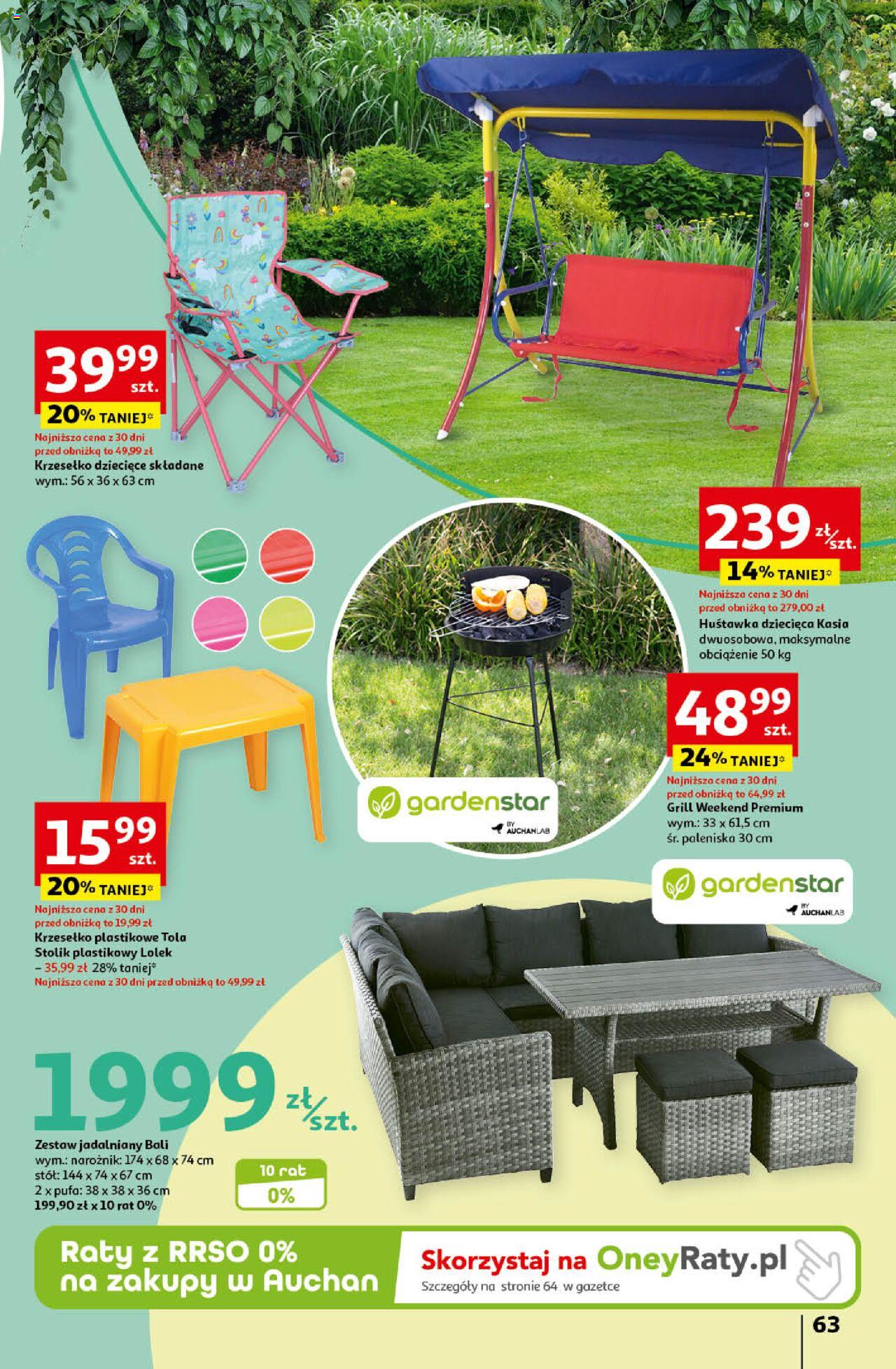 Auchan Koszyk Oszczędności Auchan Hipermarket  Gazetka ważna od 16.05.2024 do 22.05.2024 strona 63