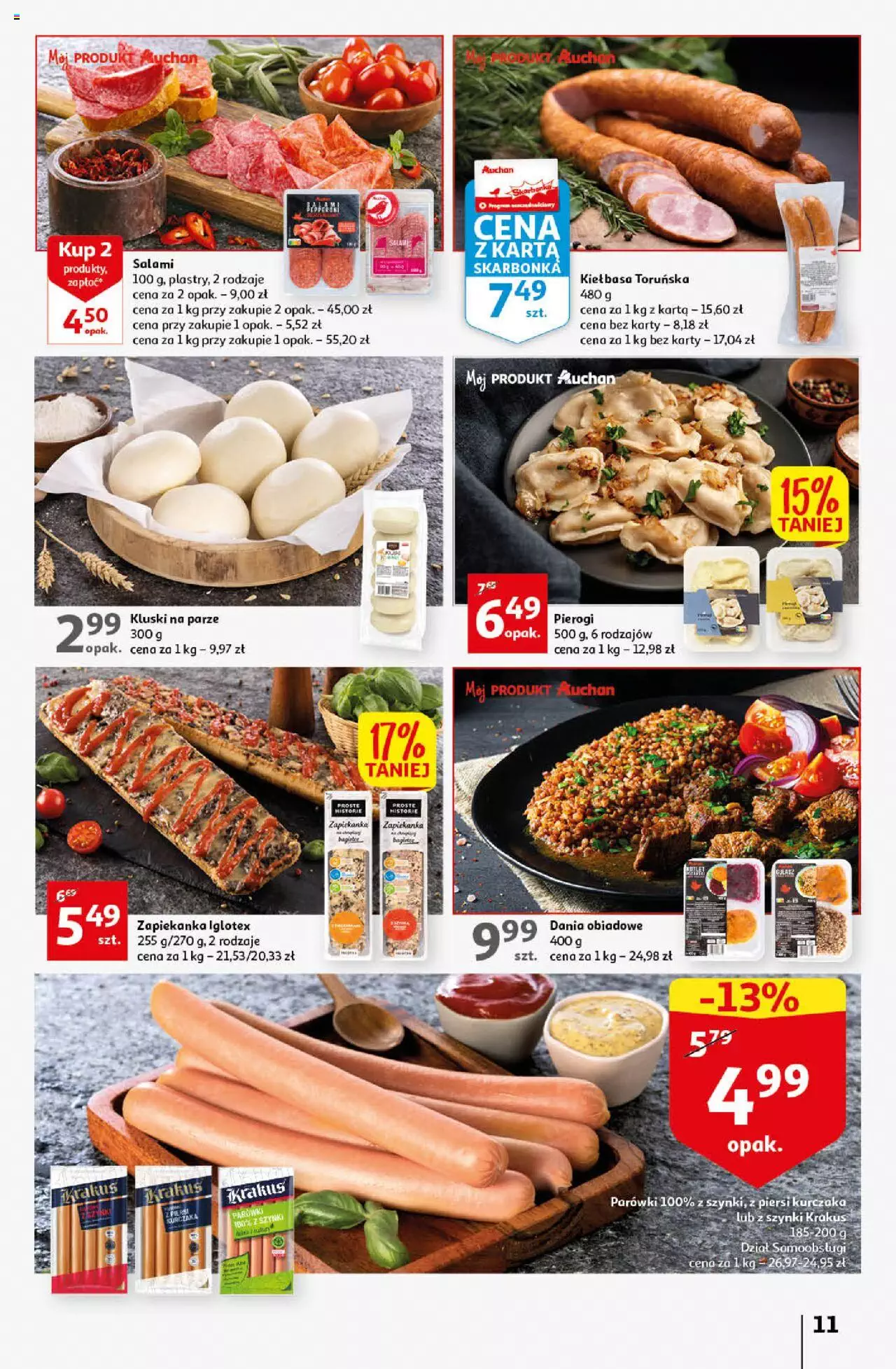 Auchan Koszyk Oszczędności Auchan Hipermarket Gazetka ważna  od 19.01.2023 do 25.01.2023 strona 11