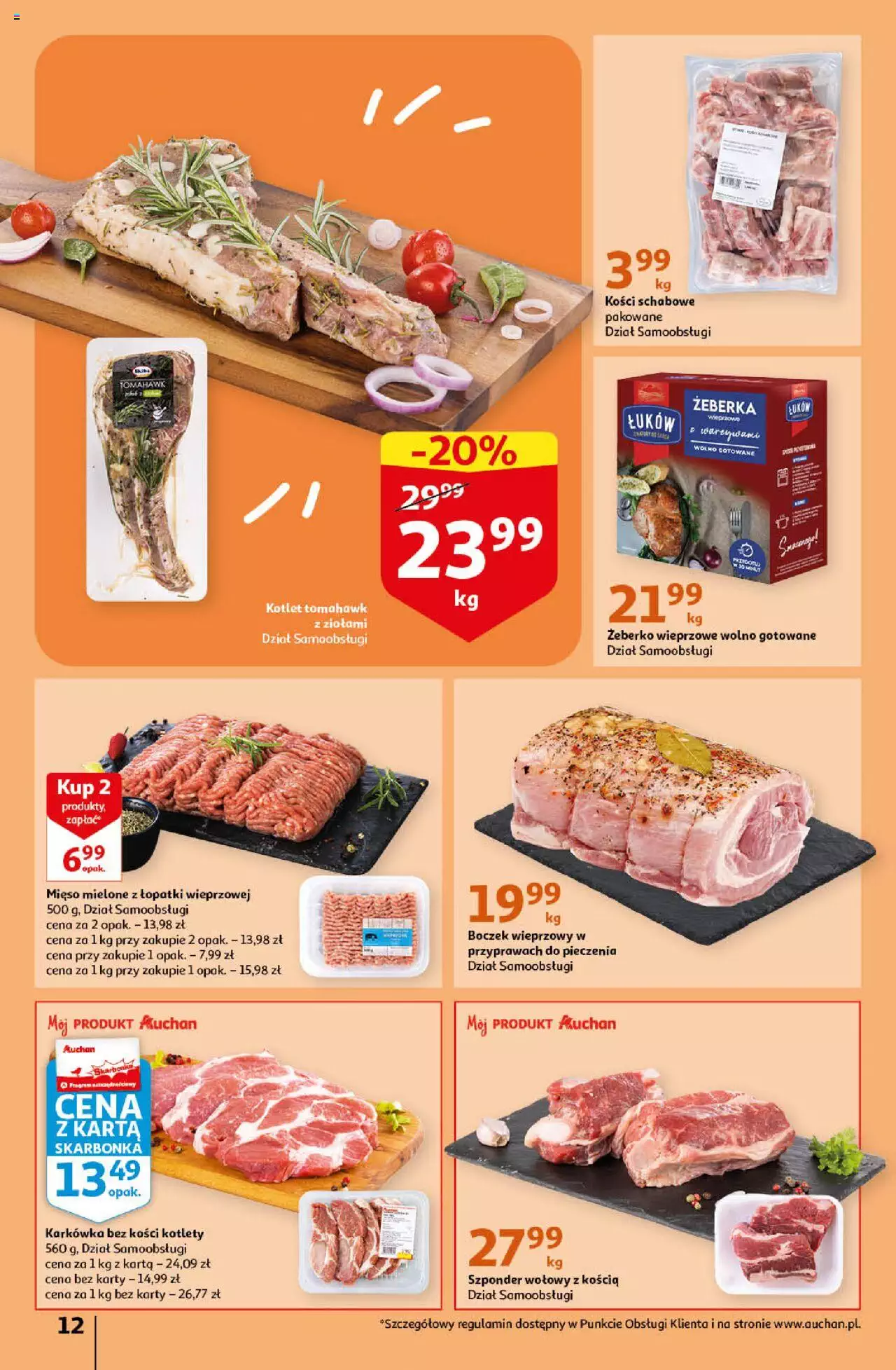 Auchan Koszyk Oszczędności Auchan Hipermarket Gazetka ważna  od 19.01.2023 do 25.01.2023 strona 12