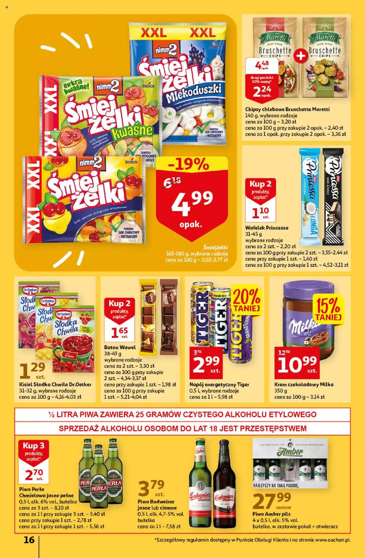 Auchan Koszyk Oszczędności Auchan Hipermarket Gazetka ważna  od 19.01.2023 do 25.01.2023 strona 16