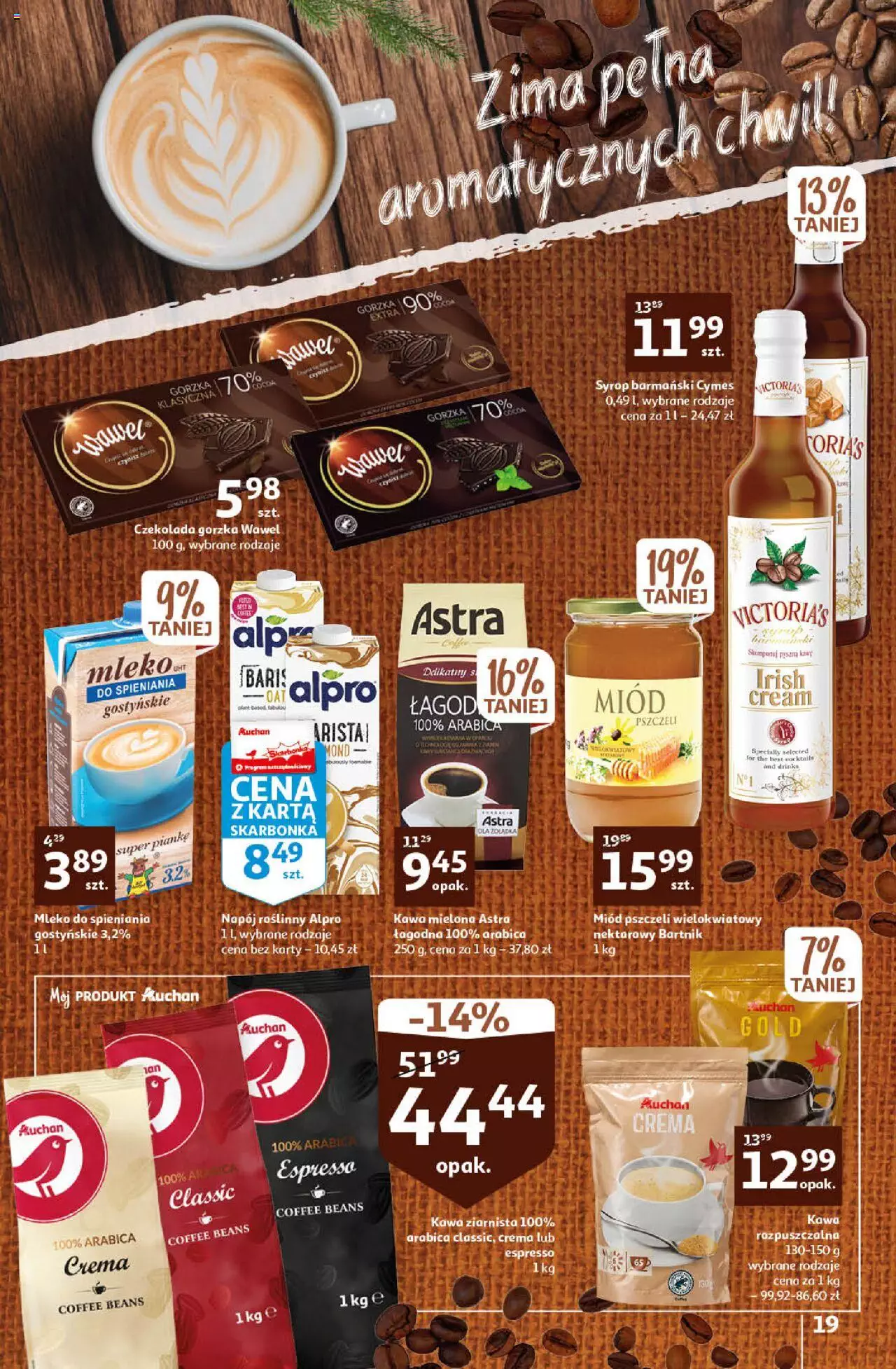 Auchan Koszyk Oszczędności Auchan Hipermarket Gazetka ważna  od 19.01.2023 do 25.01.2023 strona 19