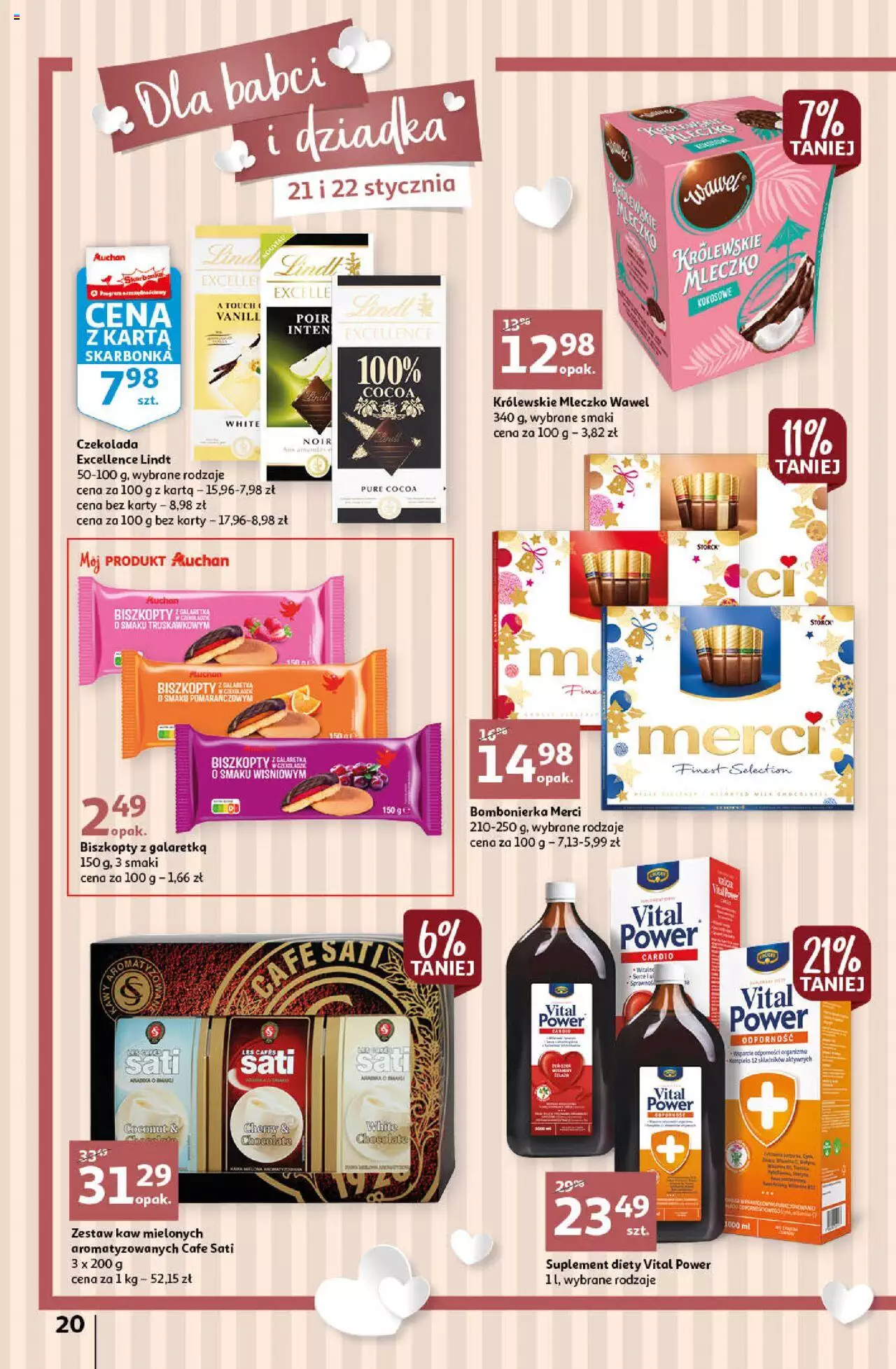 Auchan Koszyk Oszczędności Auchan Hipermarket Gazetka ważna  od 19.01.2023 do 25.01.2023 strona 20