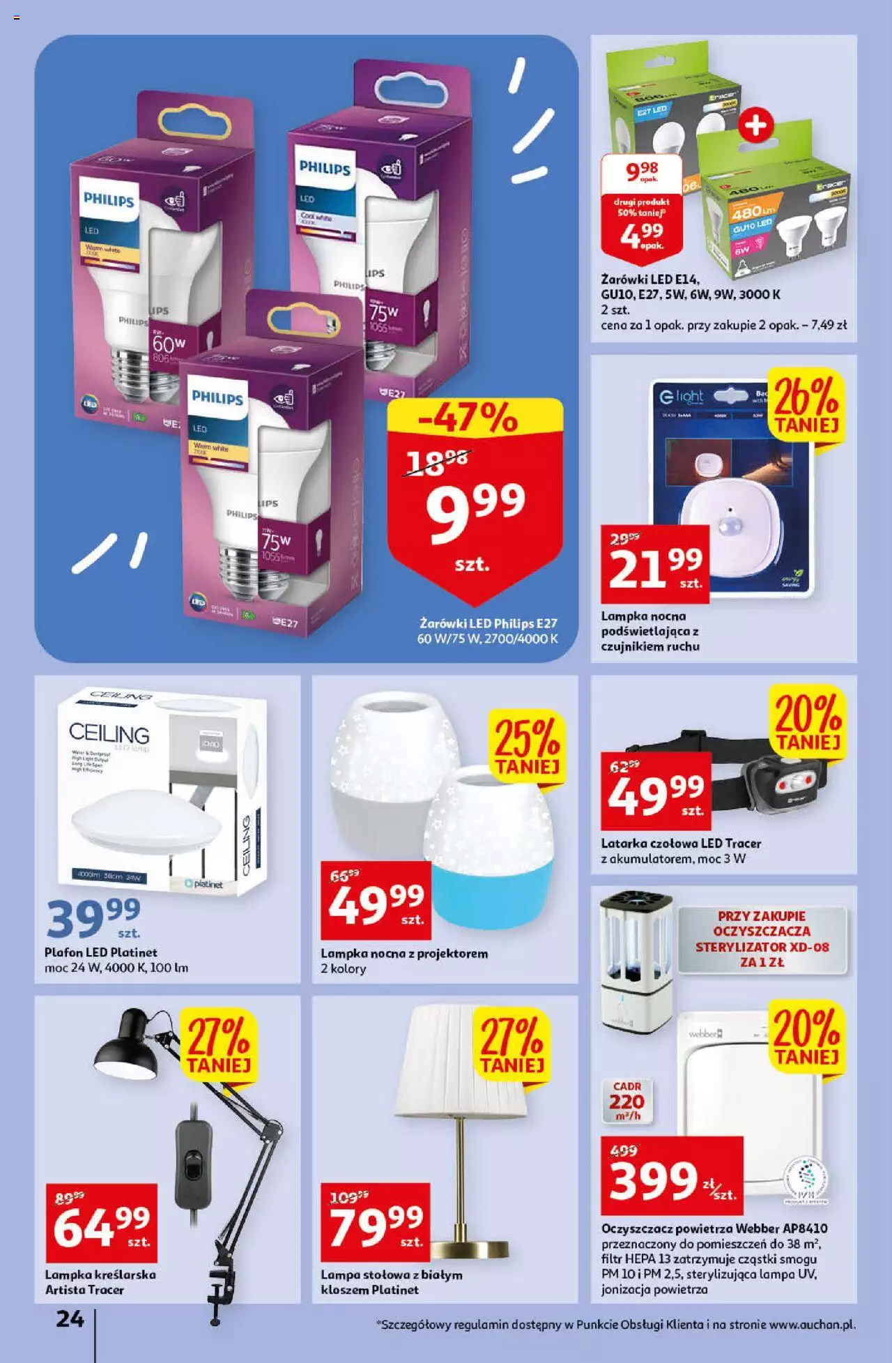 Auchan Koszyk Oszczędności Auchan Hipermarket Gazetka ważna  od 19.01.2023 do 25.01.2023 strona 24