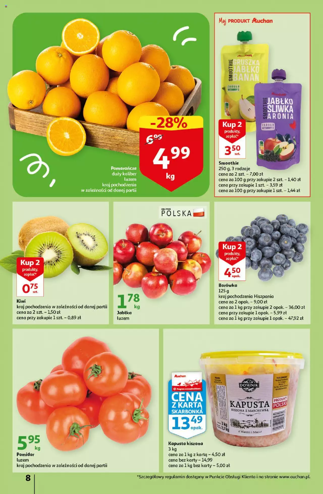 Auchan Koszyk Oszczędności Auchan Hipermarket Gazetka ważna  od 19.01.2023 do 25.01.2023 strona 8