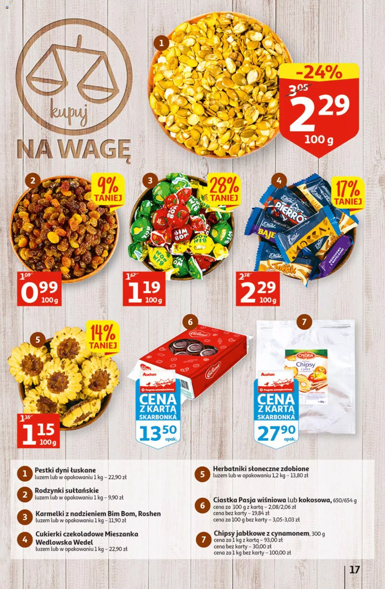 Auchan Koszyk Oszczędności Auchan Hipermarkety gazetka ważna  od 13.10.2022 do 19.10.2022 strona 17
