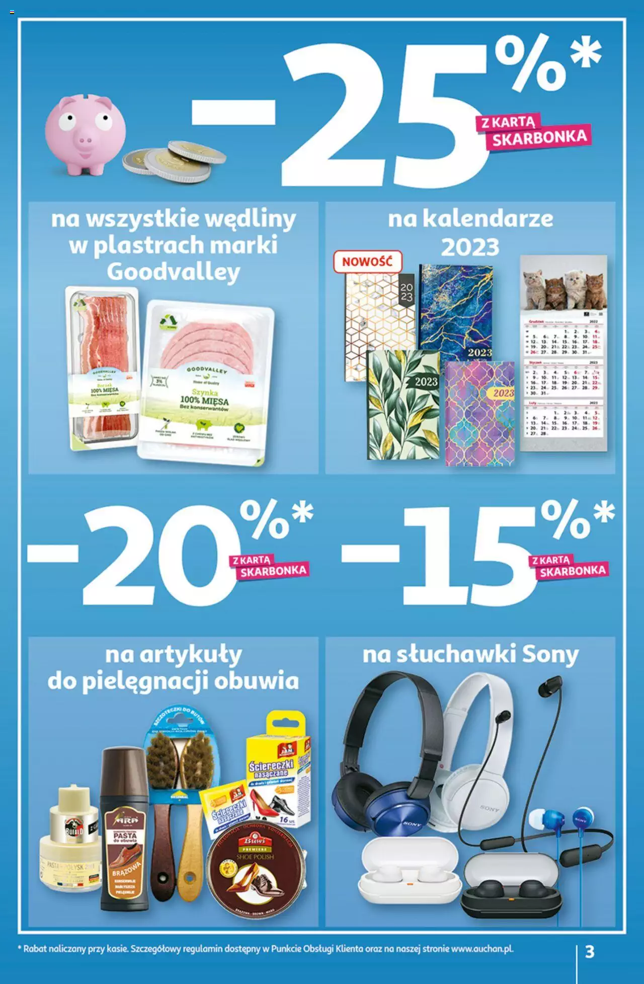Auchan Koszyk Oszczędności Auchan Hipermarkety gazetka ważna  od 13.10.2022 do 19.10.2022 strona 3