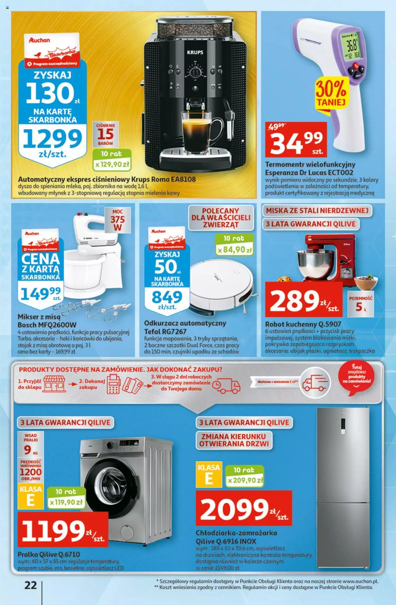 Auchan Koszyk Oszczędności Auchan Hipermarkety gazetka ważna  od 13.10.2022 do 19.10.2022 strona 22
