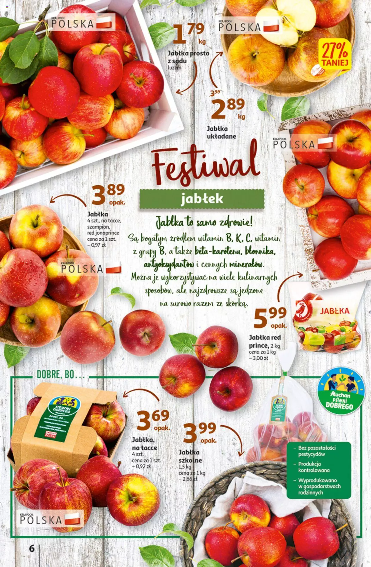 Auchan Koszyk Oszczędności Auchan Hipermarkety gazetka ważna  od 13.10.2022 do 19.10.2022 strona 6