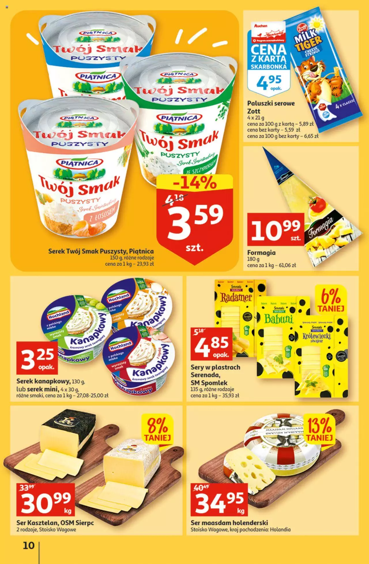 Auchan Koszyk Oszczędności Auchan Hipermarkety gazetka ważna  od 13.10.2022 do 19.10.2022 strona 10
