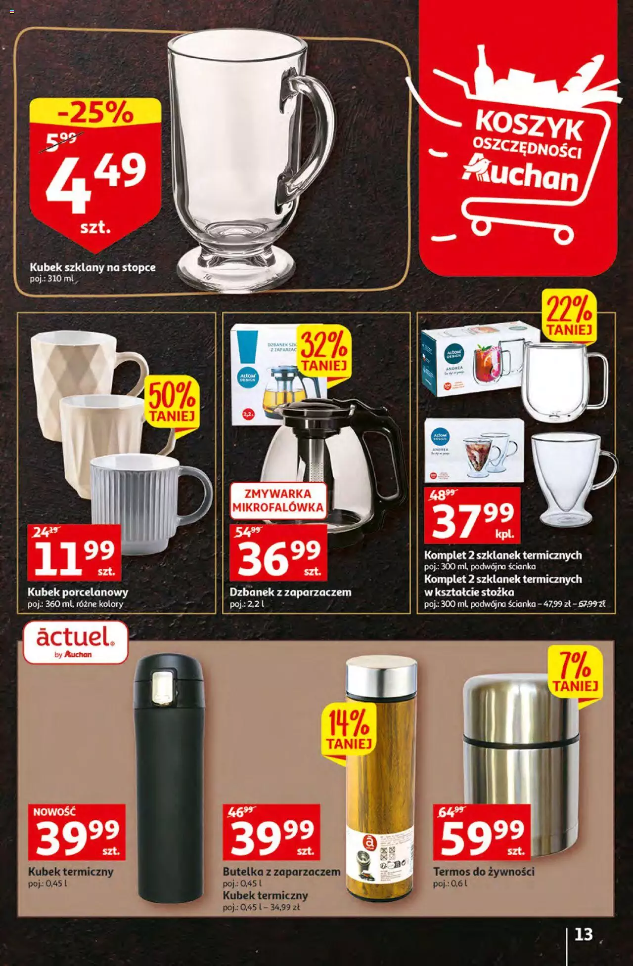 Auchan Koszyk Oszczędności Auchan Hipermarkety gazetka ważna od 20.10.2022 do 29.10.2022 strona 13