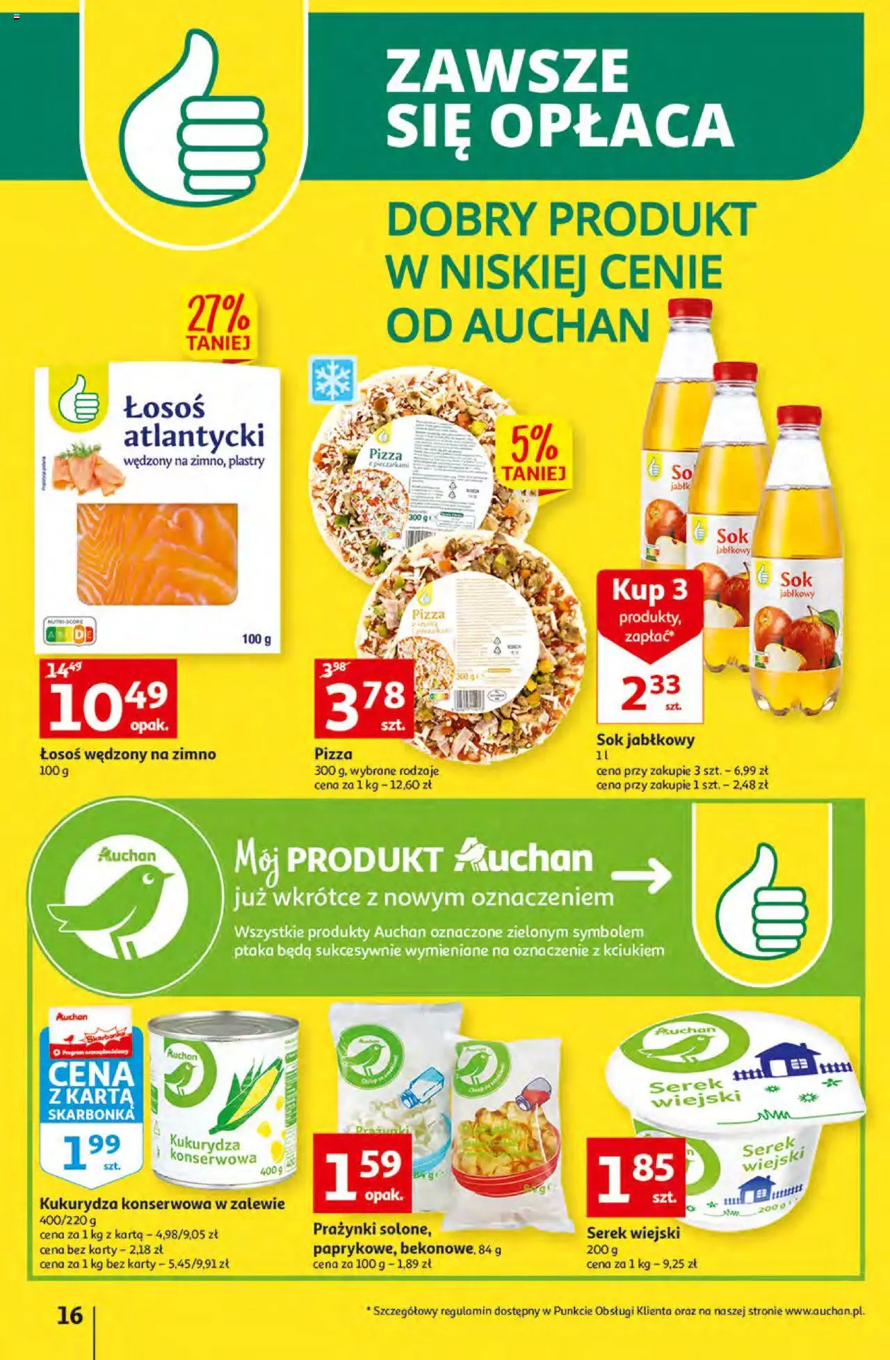 Auchan Koszyk Oszczędności Auchan Hipermarkety gazetka ważna od 20.10.2022 do 29.10.2022 strona 16