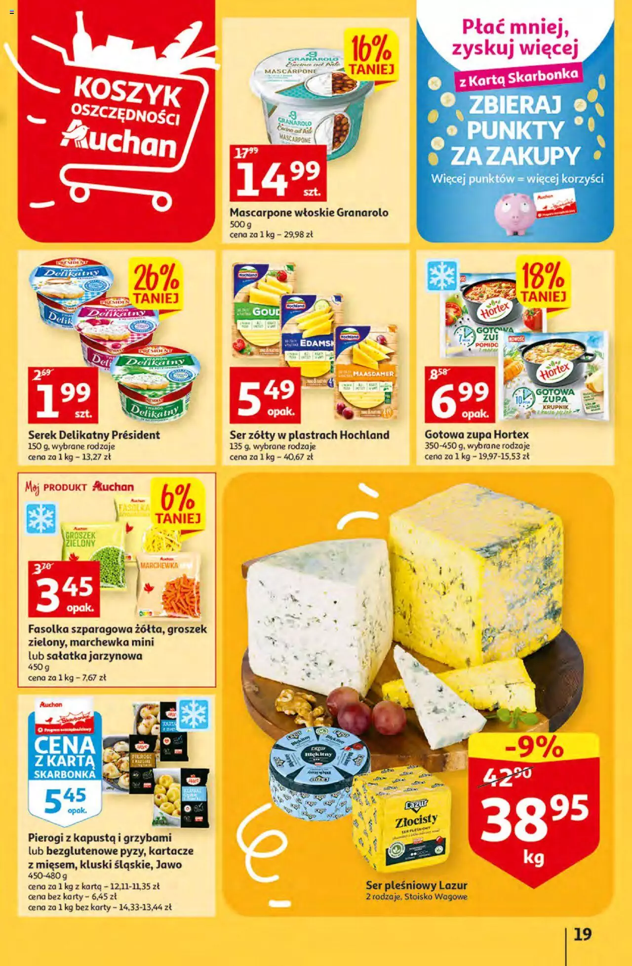 Auchan Koszyk Oszczędności Auchan Hipermarkety gazetka ważna od 20.10.2022 do 29.10.2022 strona 19