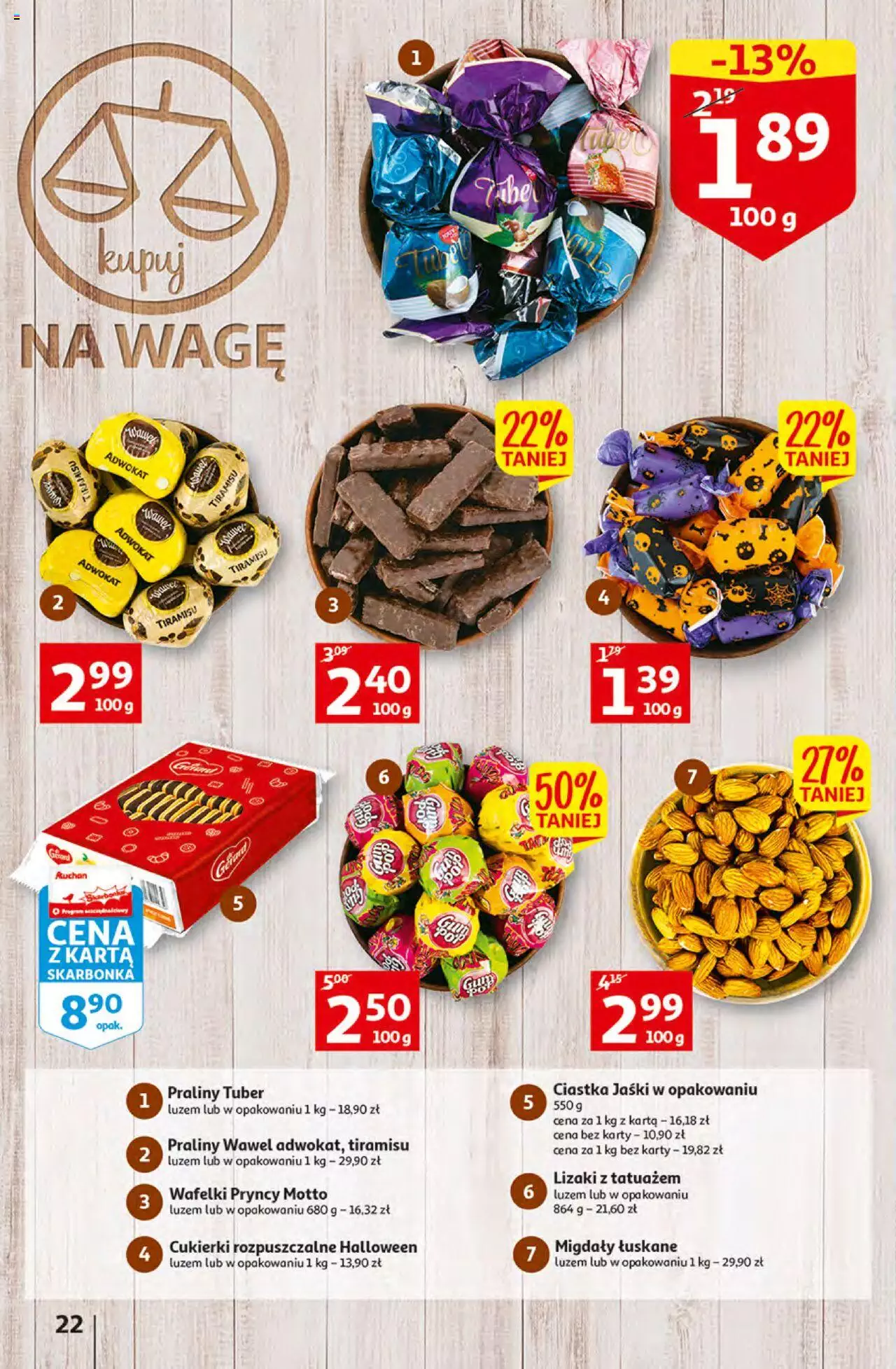 Auchan Koszyk Oszczędności Auchan Hipermarkety gazetka ważna od 20.10.2022 do 29.10.2022 strona 22