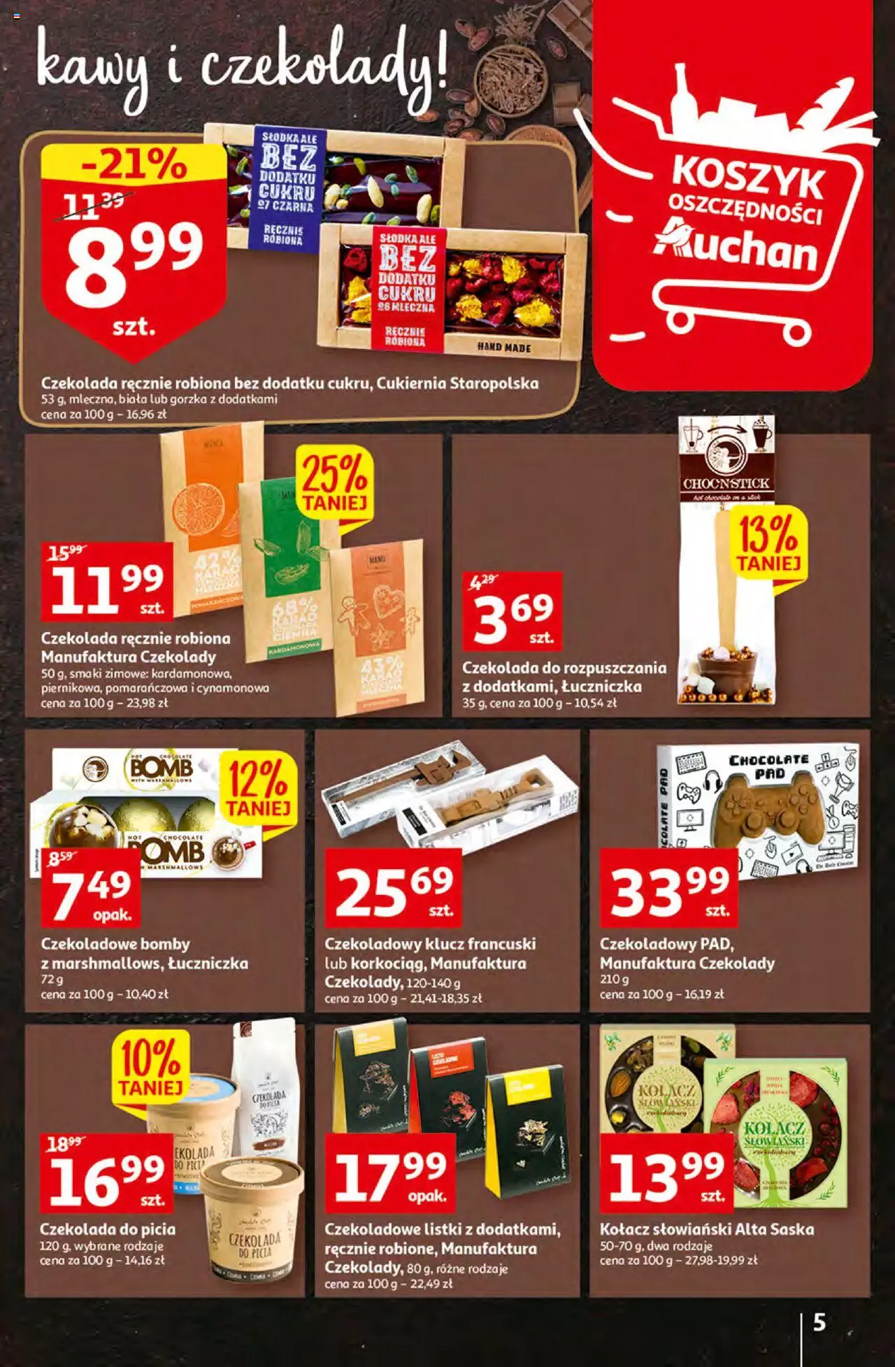 Auchan Koszyk Oszczędności Auchan Hipermarkety gazetka ważna od 20.10.2022 do 29.10.2022 strona 5