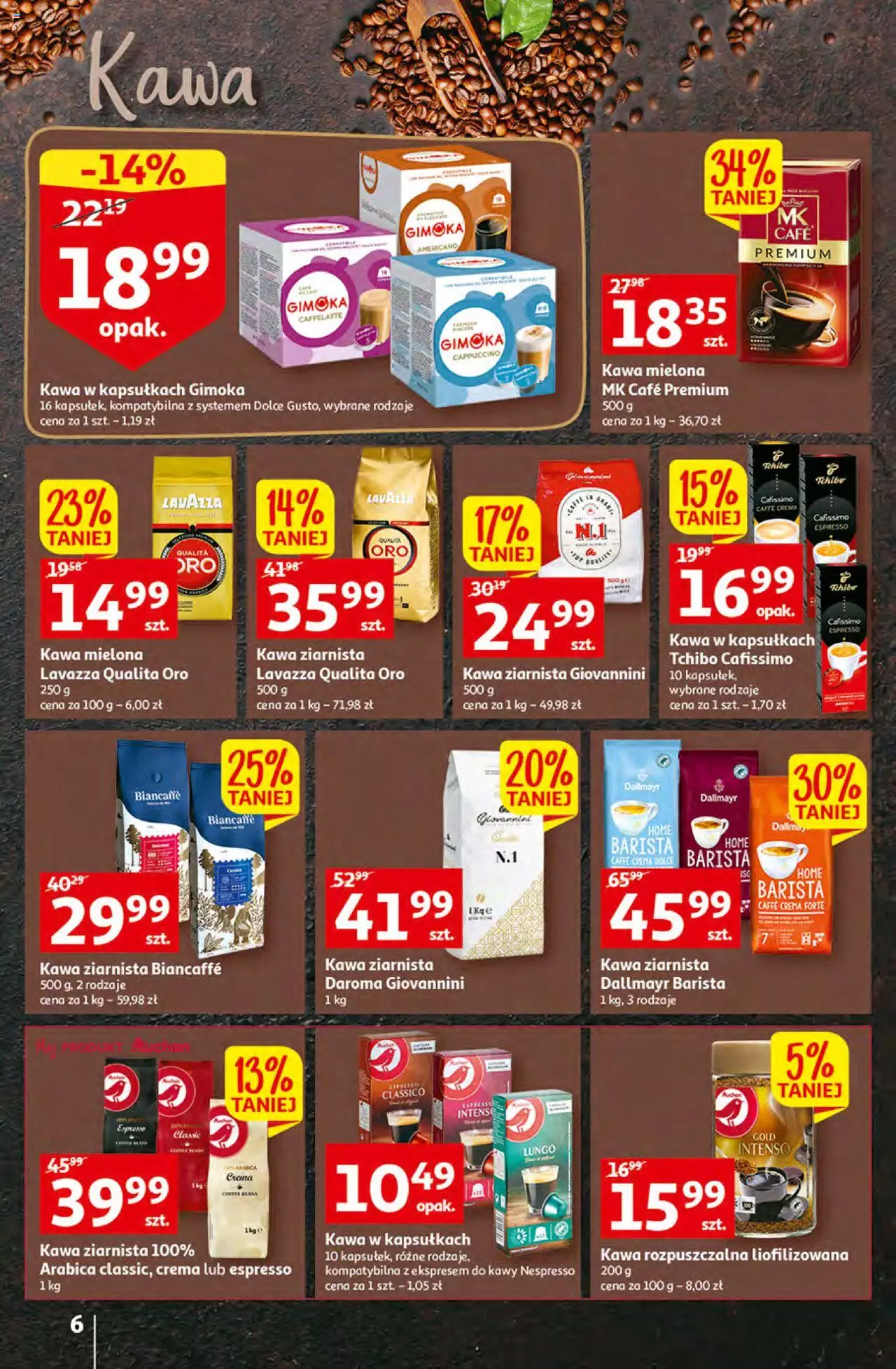 Auchan Koszyk Oszczędności Auchan Hipermarkety gazetka ważna od 20.10.2022 do 29.10.2022 strona 6