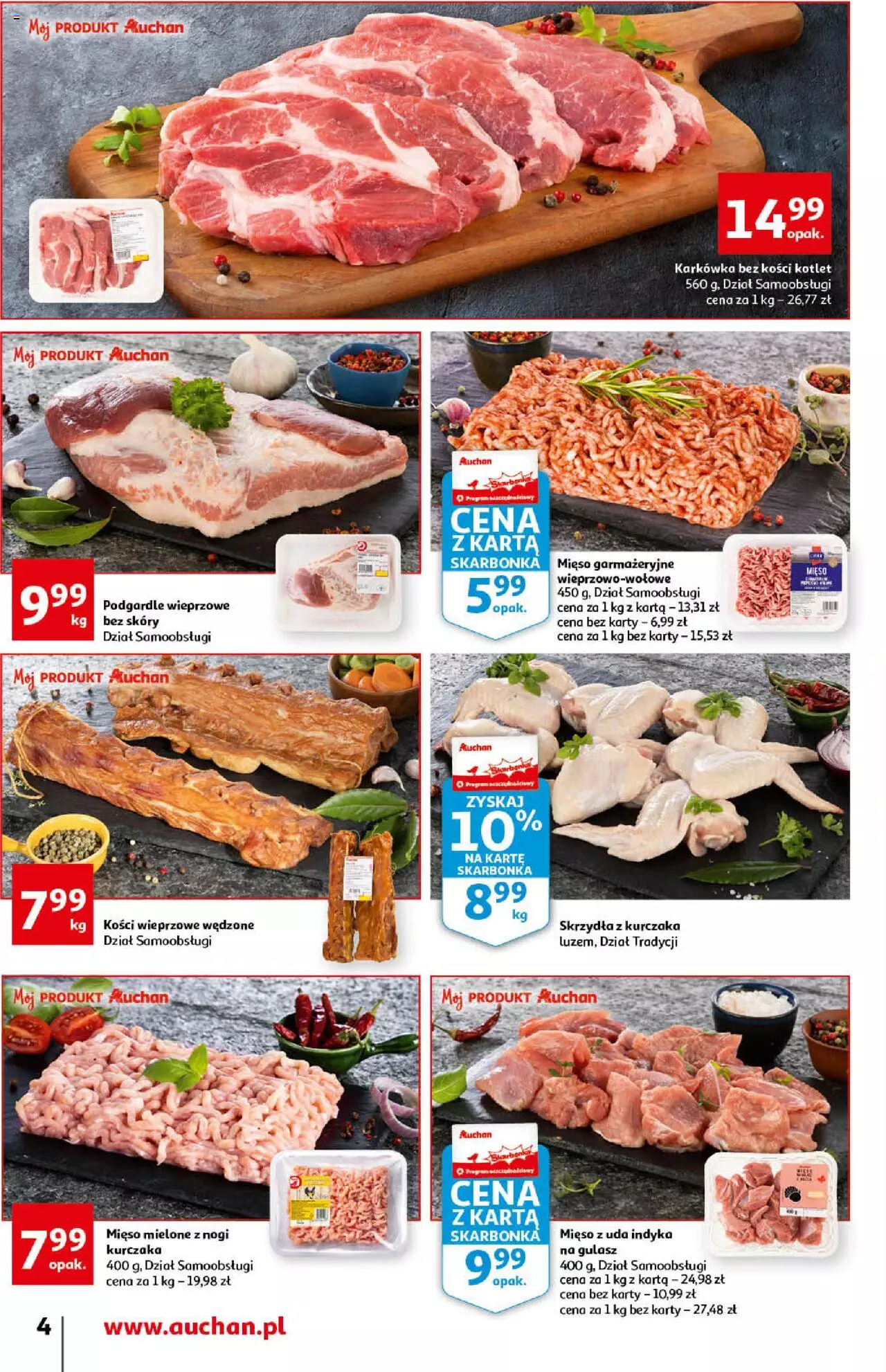 Auchan Koszyk Oszczędności Auchan Supermarket gazetka ważna od 06.10.2022 do 12.10.2022 strona 4