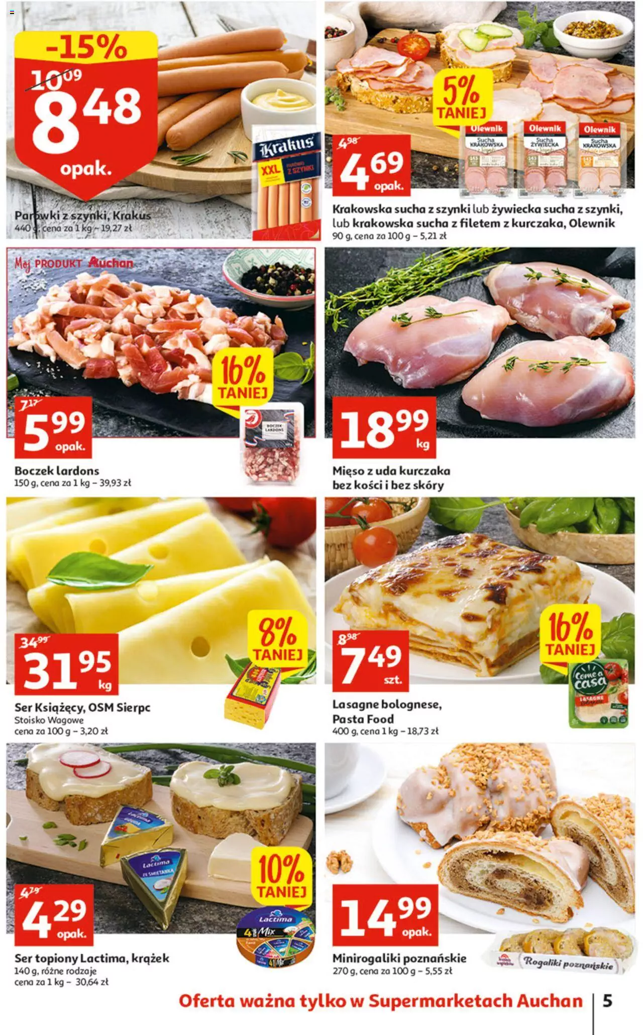 Auchan Koszyk Oszczędności Auchan Supermarkety gazetka ważna od 03.11.2022 do 09.11.2022 strona 5