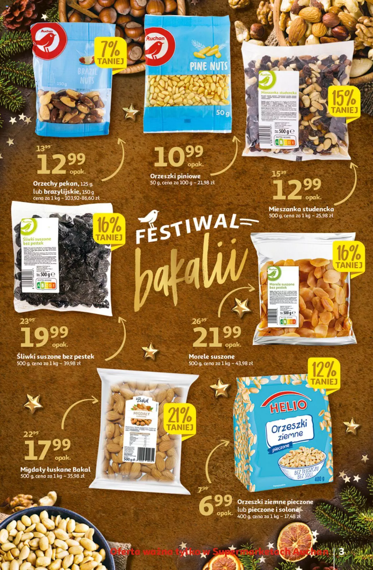 Auchan Koszyk Oszczędności Auchan Supermarkety gazetka ważna od 10.11.2022 do 16.11.2022 strona 3