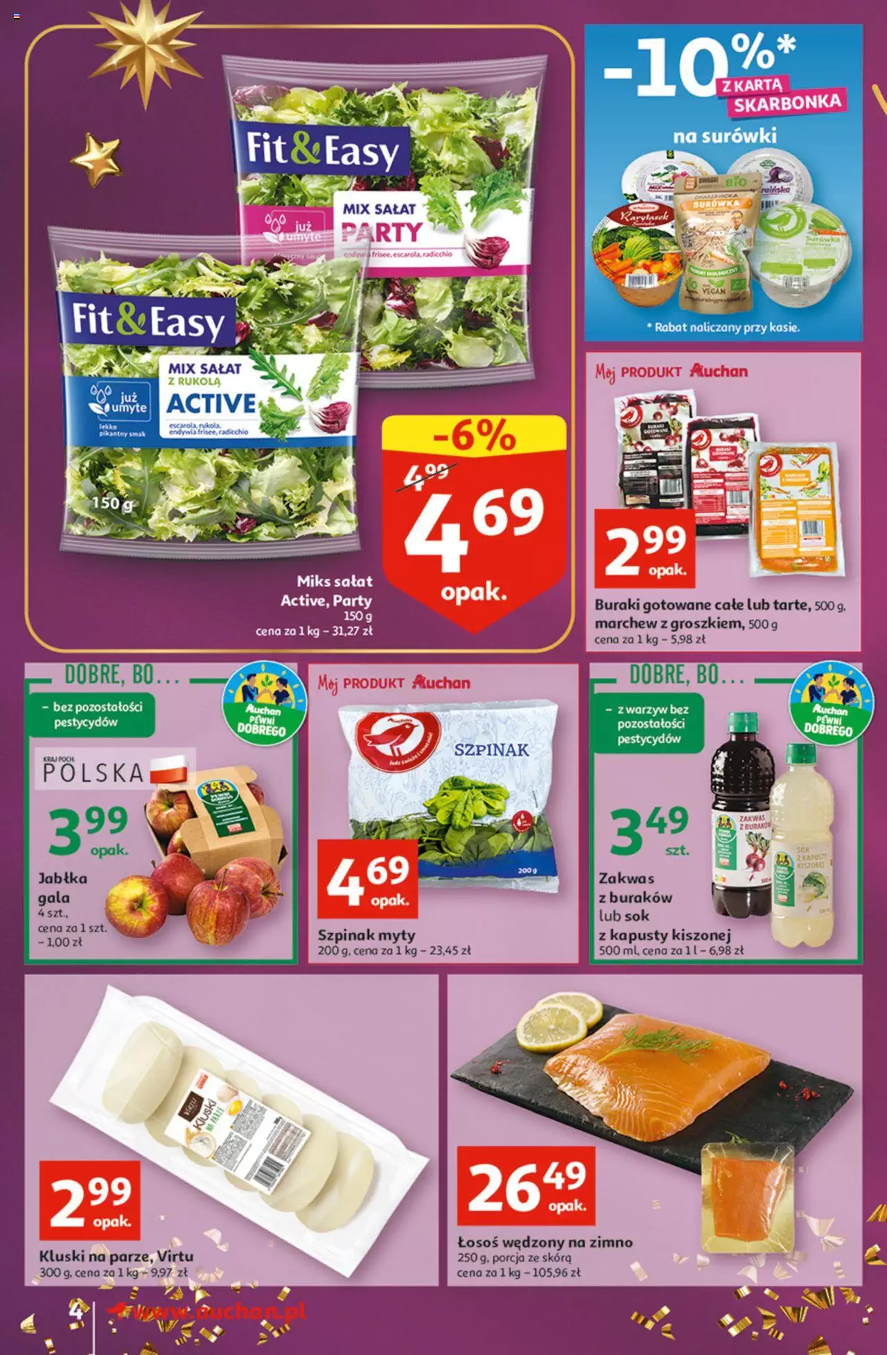 Auchan Koszyk Oszczędności Auchan Supermarkety gazetka ważna od 10.11.2022 do 16.11.2022 strona 4