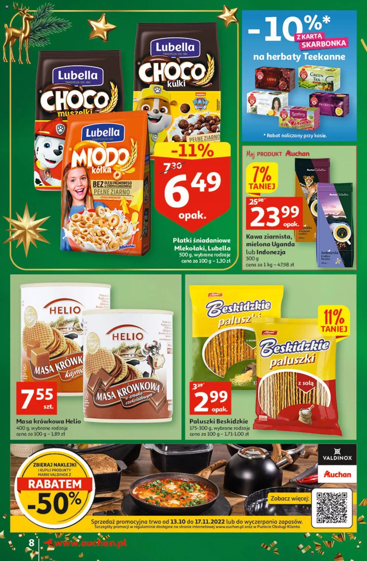 Auchan Koszyk Oszczędności Auchan Supermarkety gazetka ważna od 10.11.2022 do 16.11.2022 strona 8