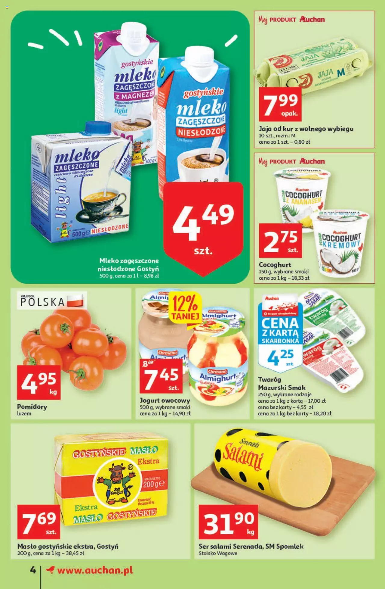 Auchan Koszyk Oszczędności Auchan Supermarkety gazetka ważna od 13.10.2022 do 19.10.2022 strona 4