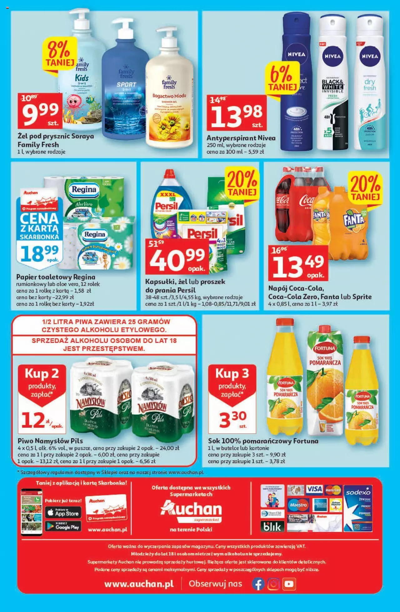 Auchan Koszyk Oszczędności Auchan Supermarkety gazetka ważna od 13.10.2022 do 19.10.2022 strona 8