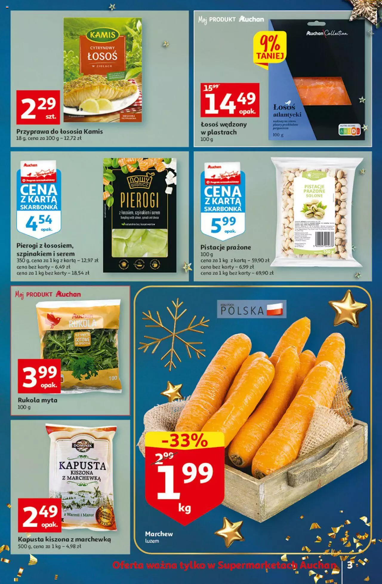 Auchan Koszyk Oszczędności Auchan Supermarkety  Gazetka ważna od 17.11.2022 do 23.11.2022 strona 3