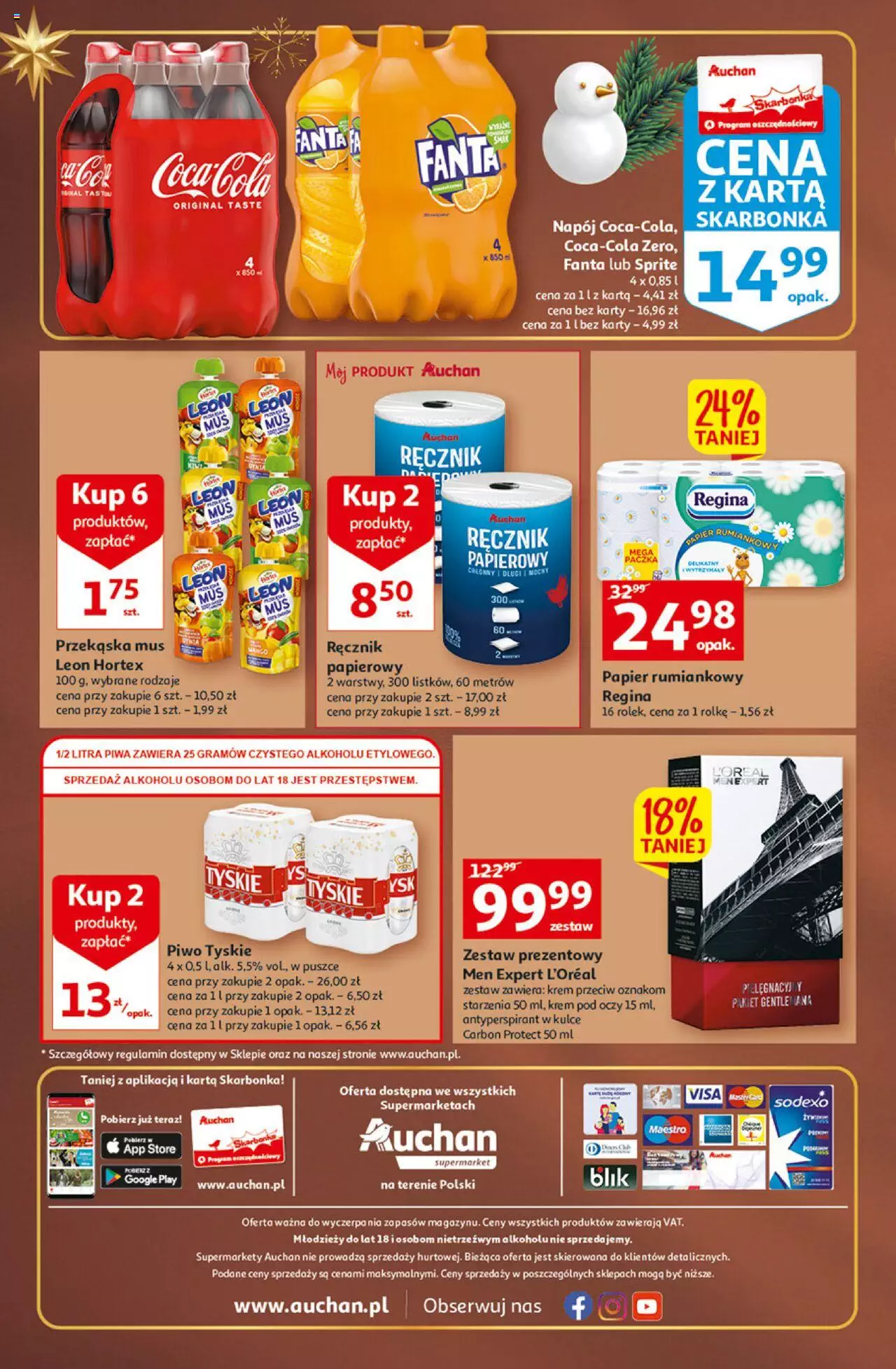 Auchan Koszyk Oszczędności Auchan Supermarkety  Gazetka ważna od 17.11.2022 do 23.11.2022 strona 8
