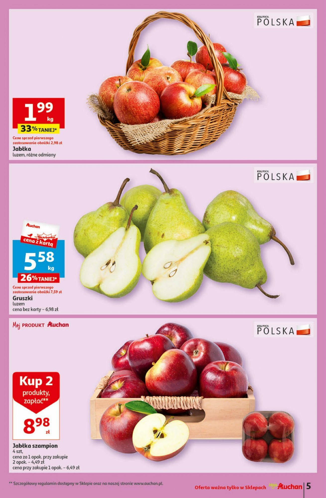 Auchan Koszyk Oszczędności Gazetka ważna od 07.03.2024 do 13.03.2024 strona 4