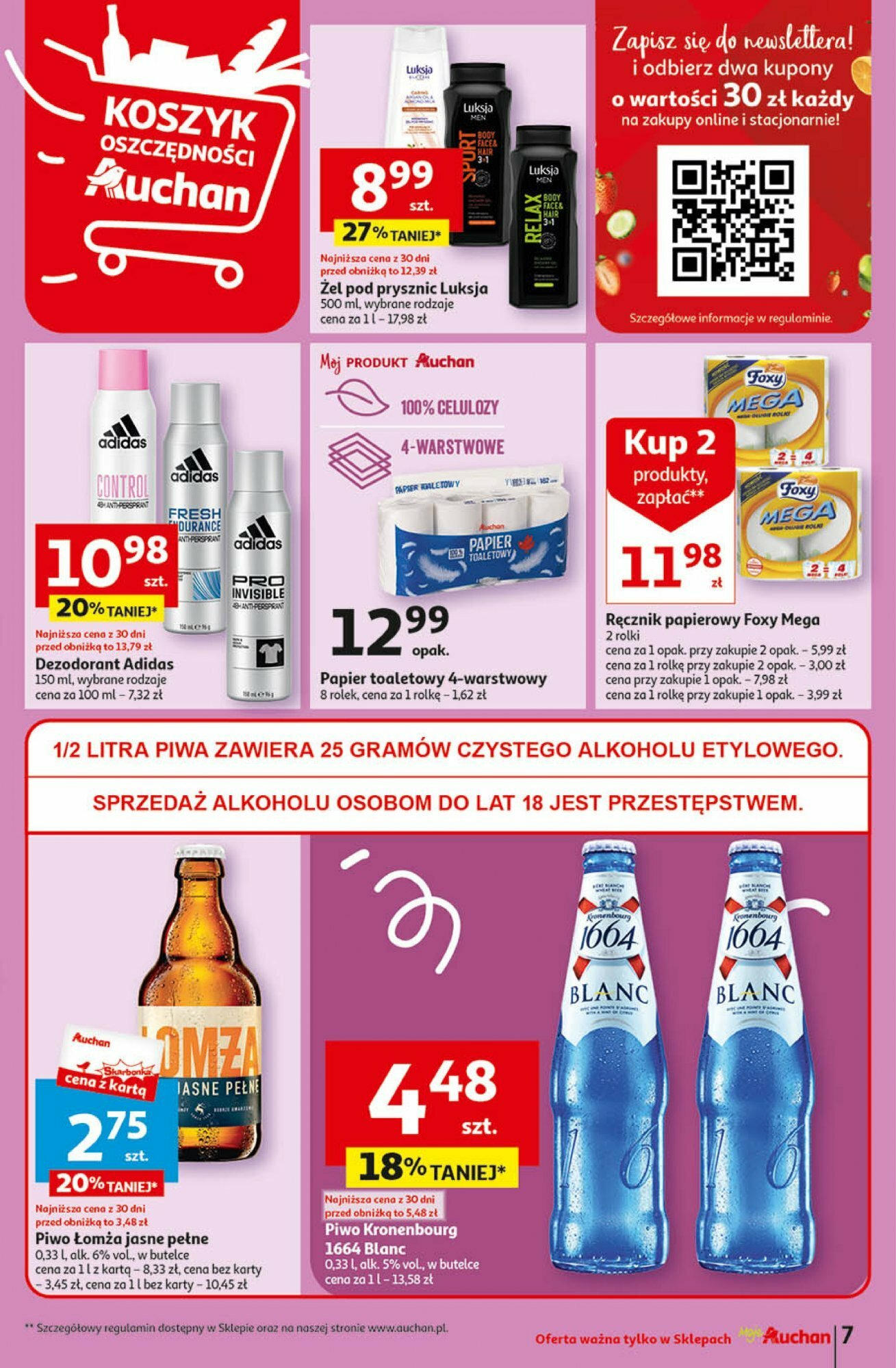 Auchan Koszyk Oszczędności Gazetka ważna od 07.03.2024 do 13.03.2024 strona 6