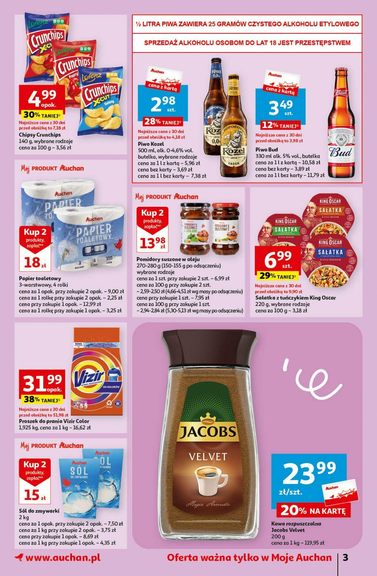 Auchan Koszyk Oszczędności Gazetka ważna od 09.11.2023 do 15.11.2023 strona 4