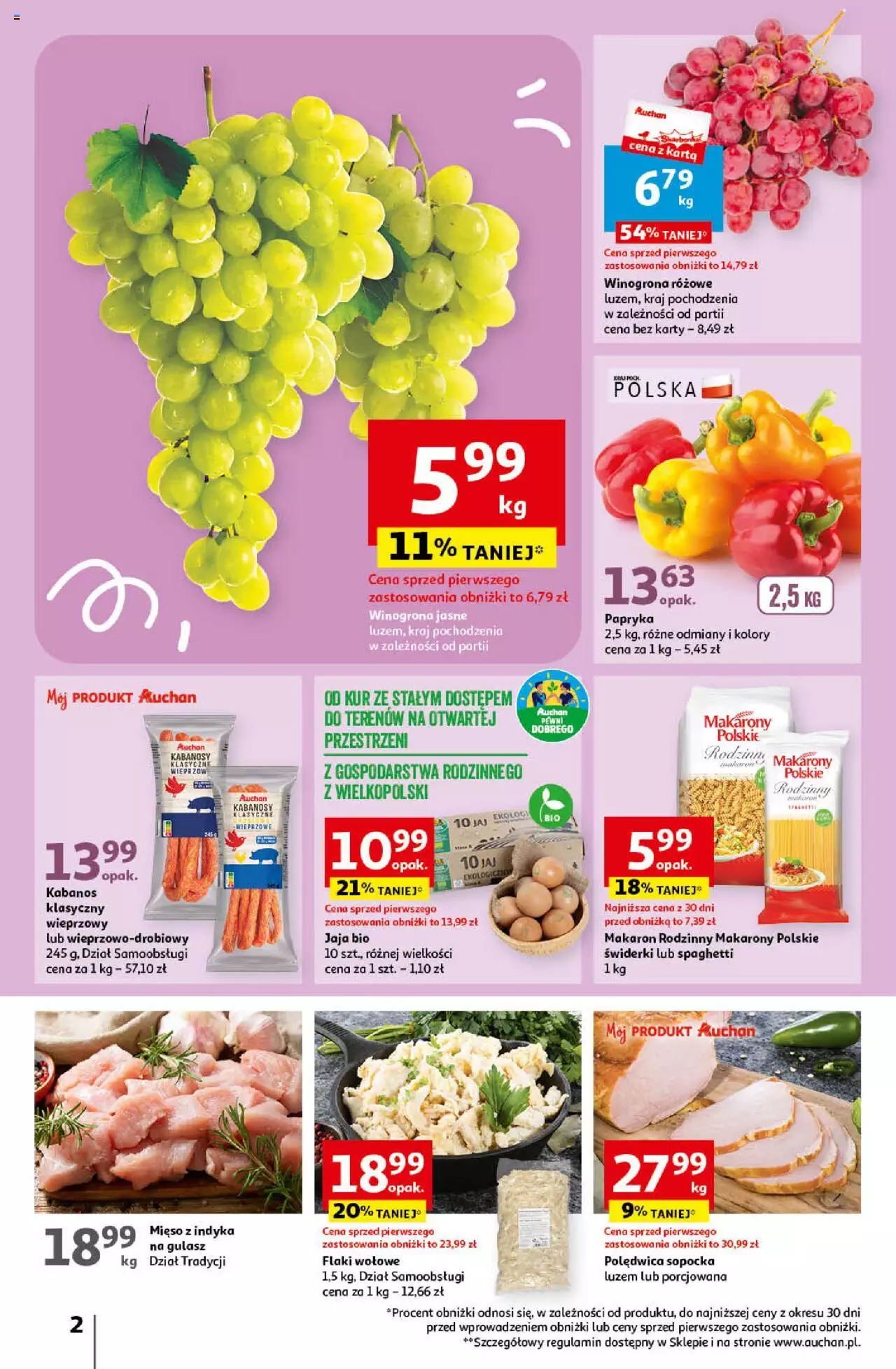 Auchan Koszyk Oszczędności Gazetka ważna od 14.09.2023 do 20.09.2023 strona 2