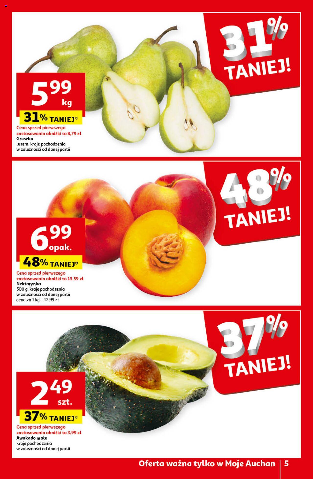 Auchan Koszyk Oszczędności Gazetka ważna od 16.05.2024 do 22.05.2024 strona 5