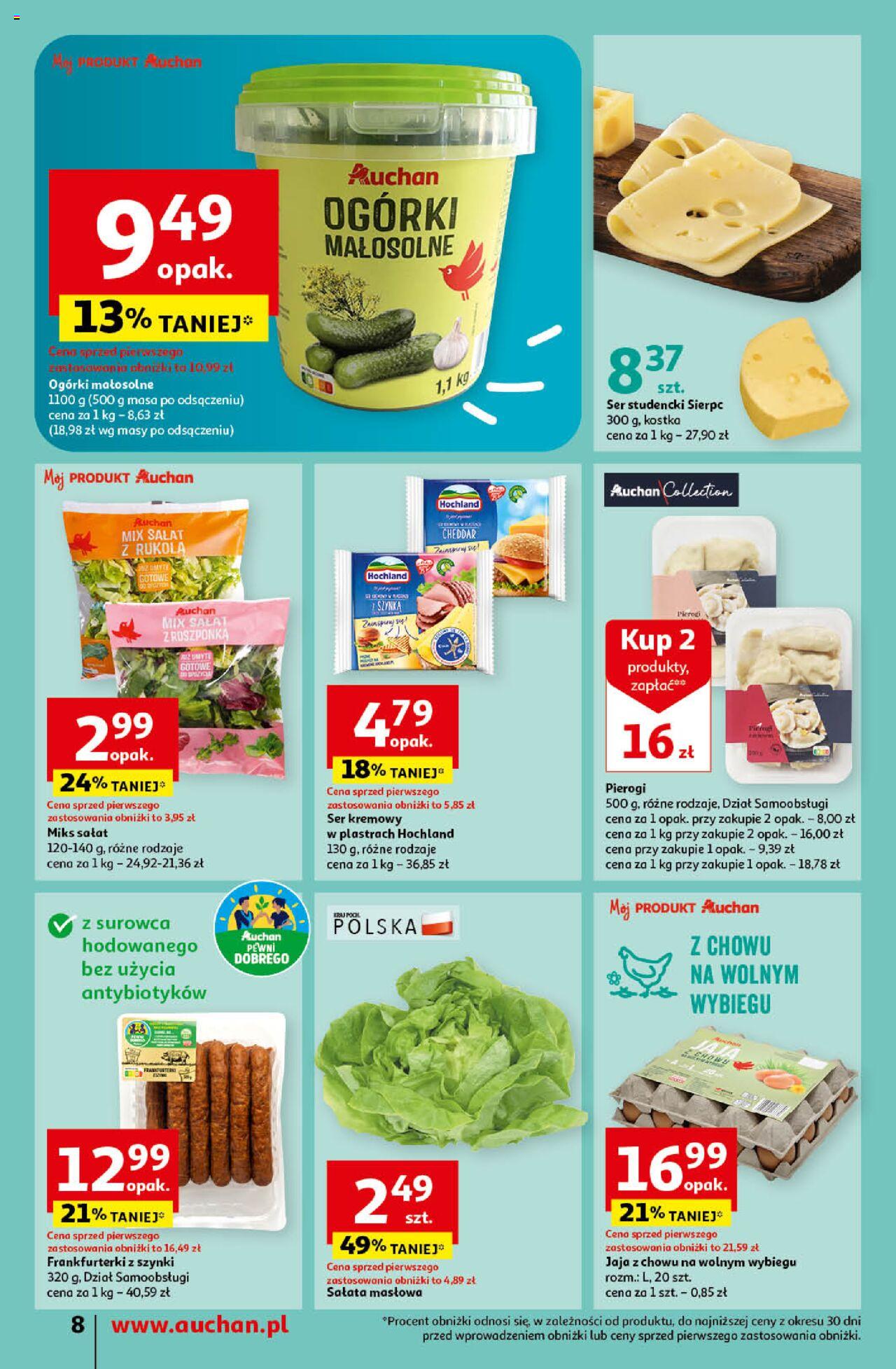 Auchan Koszyk Oszczędności Gazetka ważna od 16.05.2024 do 22.05.2024 strona 8