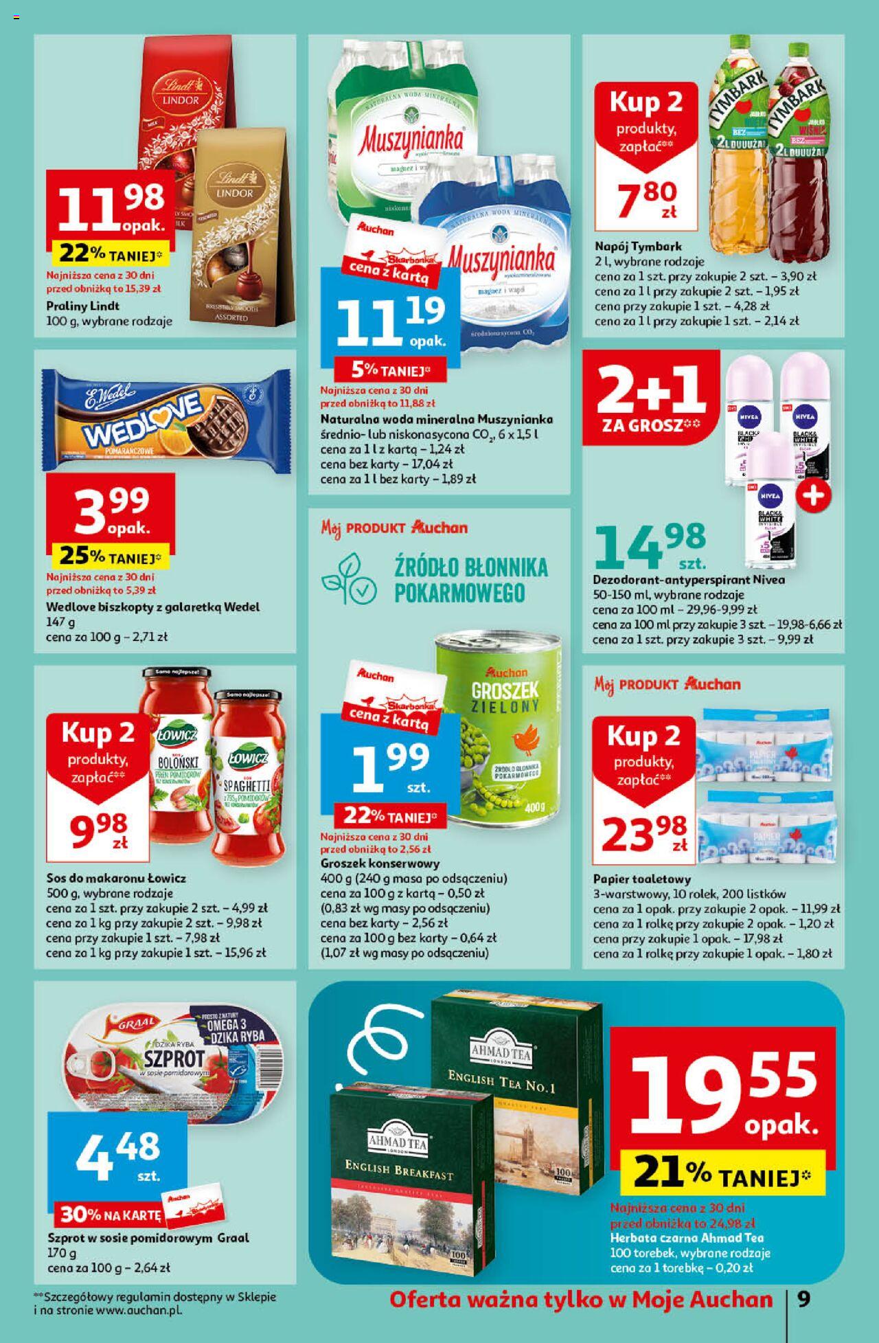 Auchan Koszyk Oszczędności Gazetka ważna od 16.05.2024 do 22.05.2024 strona 9
