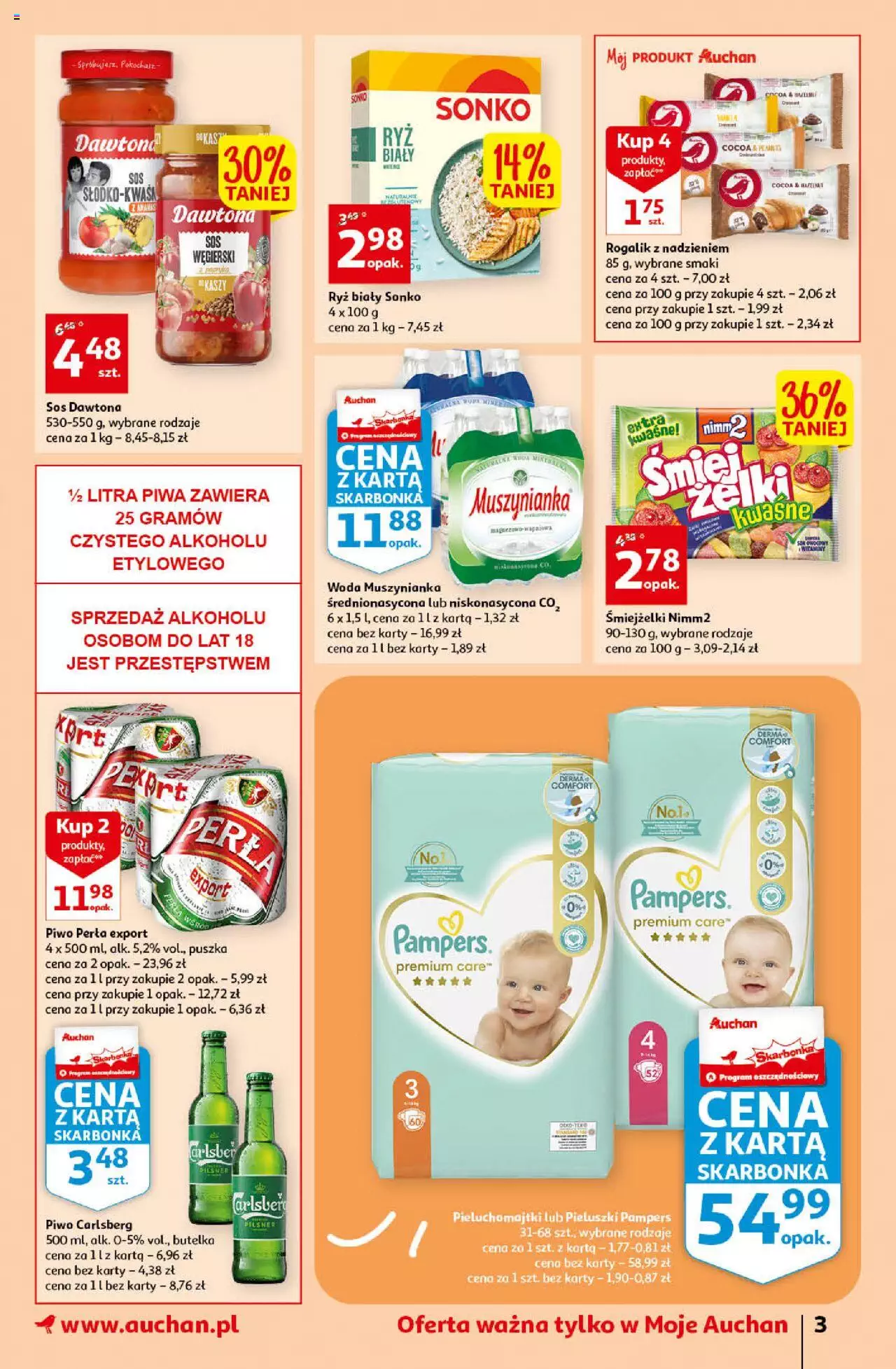 Auchan Koszyk Oszczędności  Gazetka ważna  od 20.04.2023 do 26.04.2023 strona 3