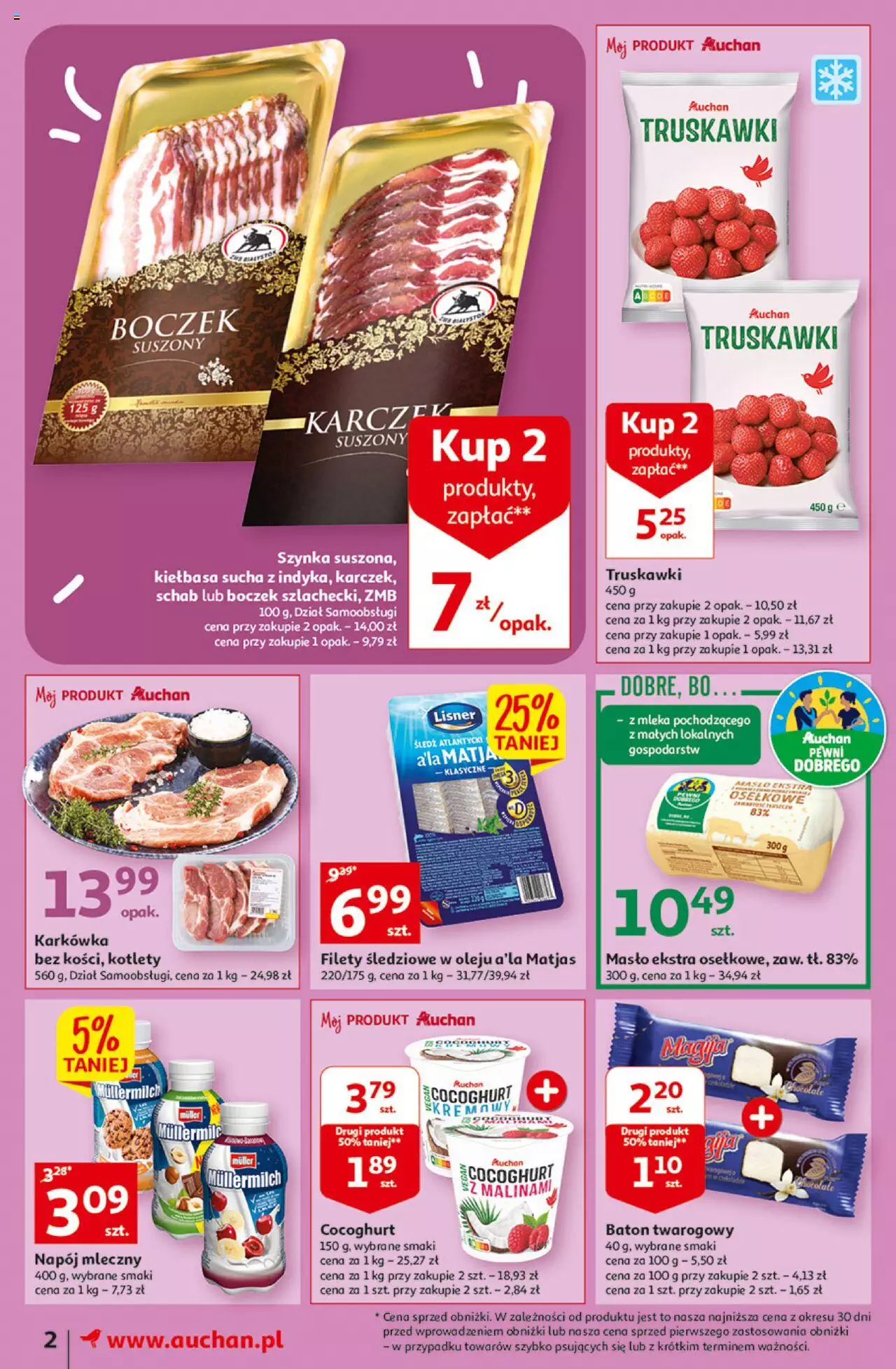 Auchan Koszyk Oszczędności Moje Auchan Gazetka ważna od 09.02.2023 do 15.02.2023 strona 2