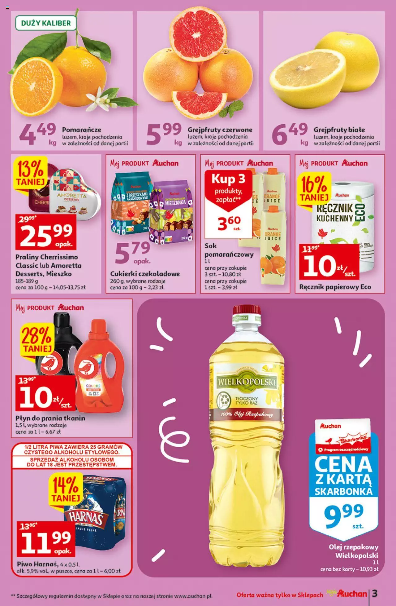 Auchan Koszyk Oszczędności Moje Auchan Gazetka ważna od 09.02.2023 do 15.02.2023 strona 3