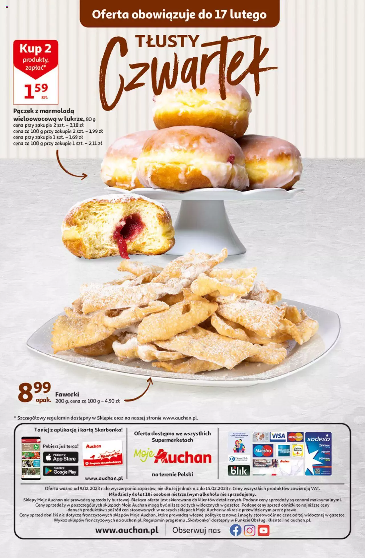 Auchan Koszyk Oszczędności Moje Auchan Gazetka ważna od 09.02.2023 do 15.02.2023 strona 4